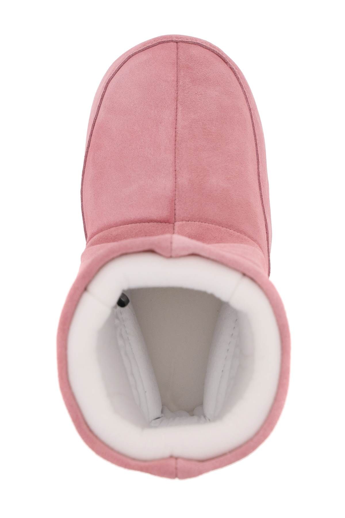 Shop Moon Boot Icon Low Suede Snow Boots In Pink