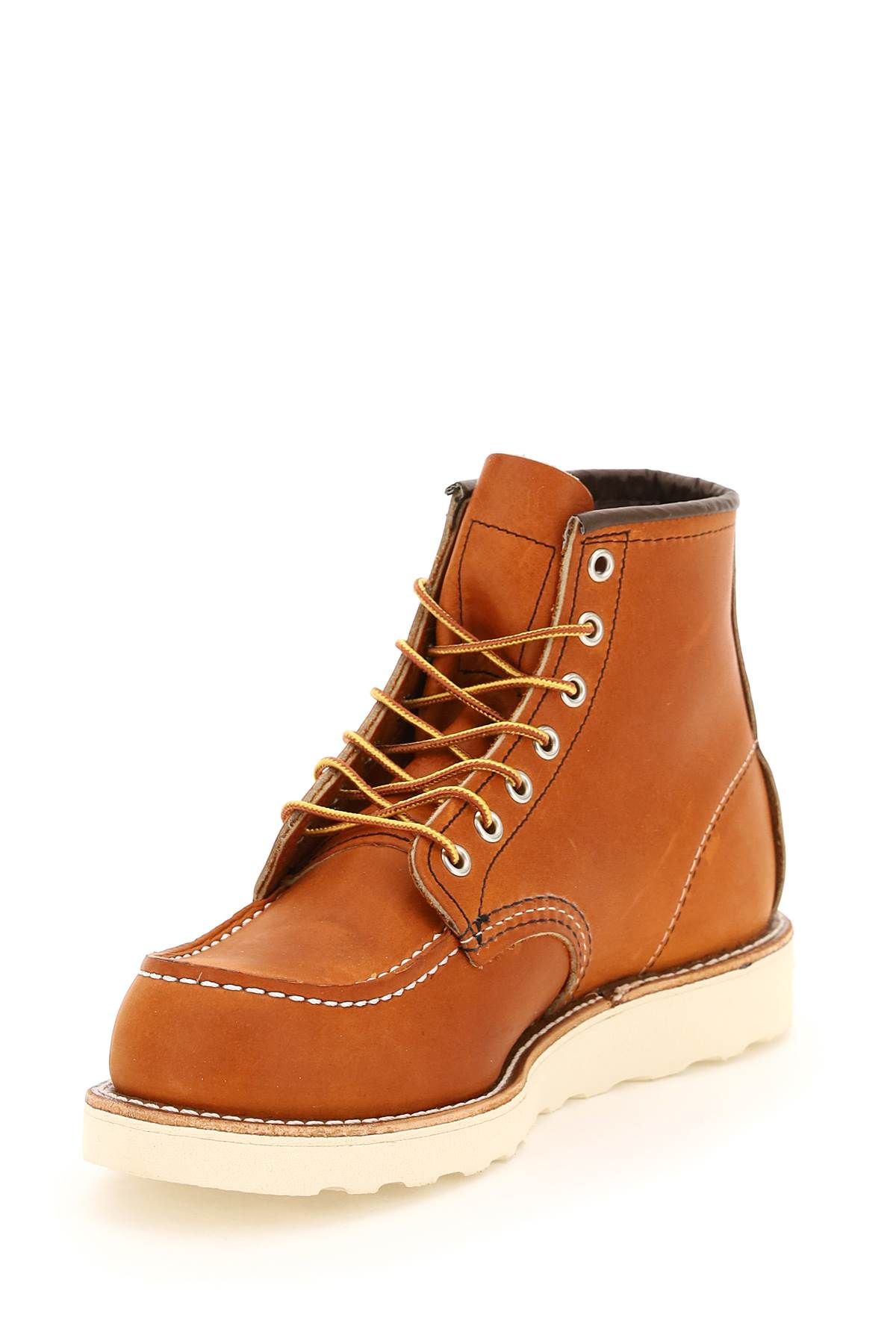 Shop Red Wing Shoes Classic Moc Ankle Boots In Brown