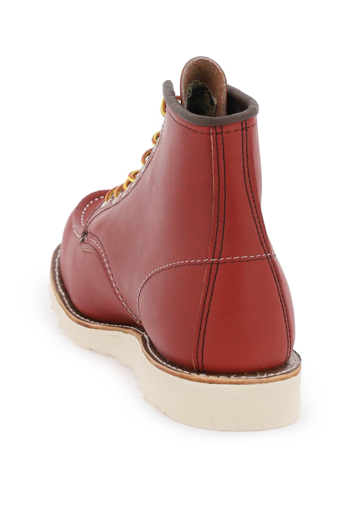 Shop Red Wing Shoes Classic Moc Ankle Boots In Red