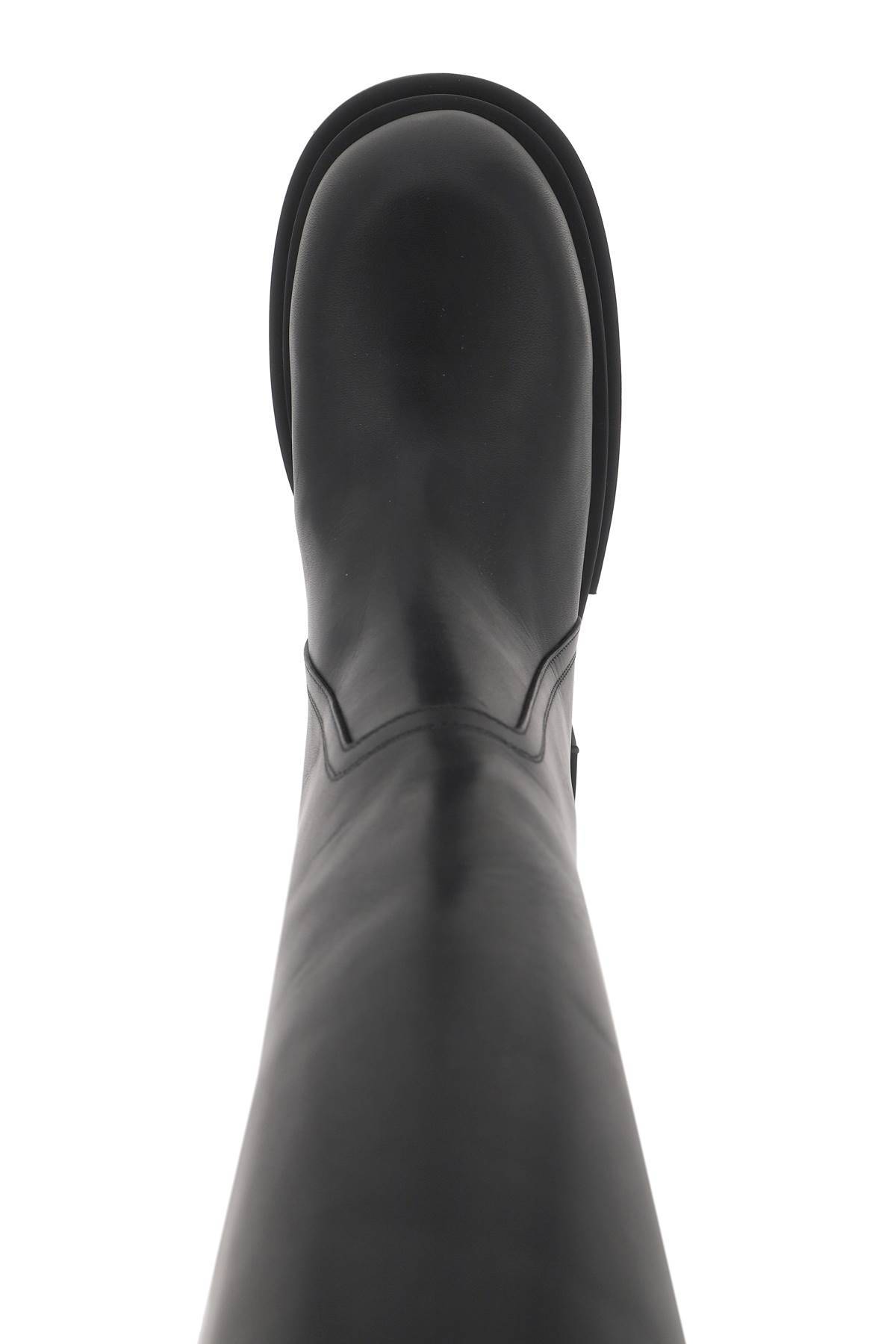 Shop Rick Owens Bogun Pull-on Boots In Black