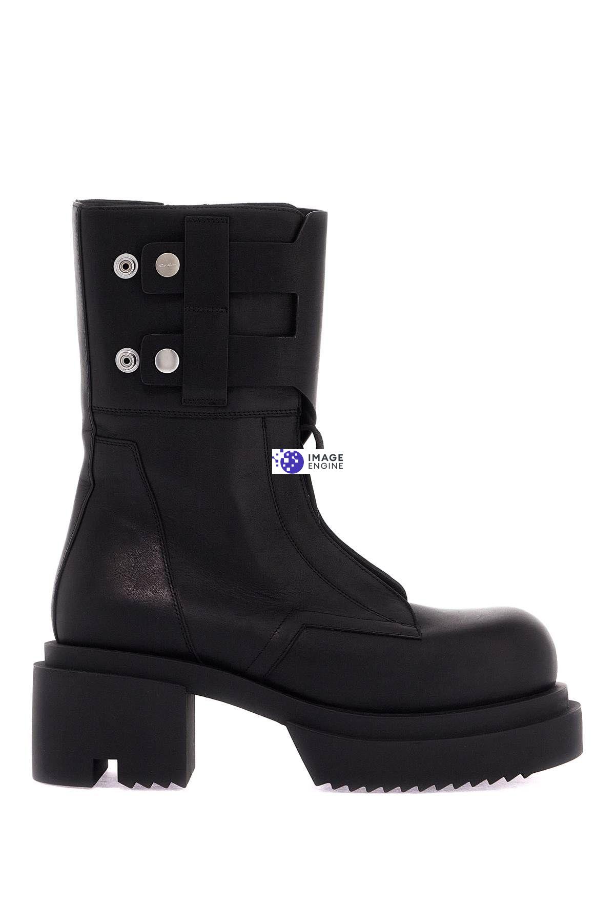 Rick Owens 80mm Field Bogun Boots In Black
