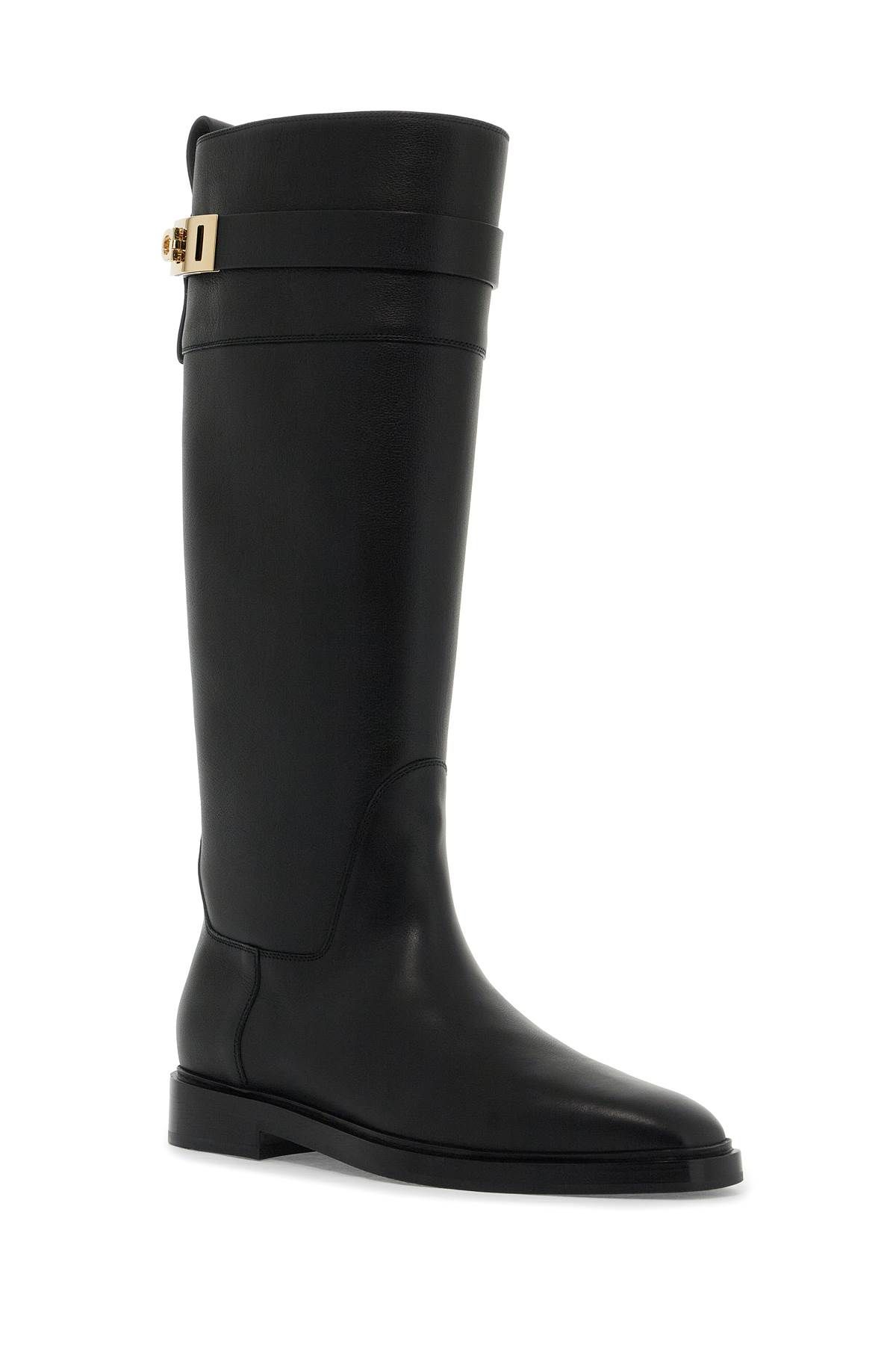 Shop Ferragamo Ely Ornate Boot With Decor In Black