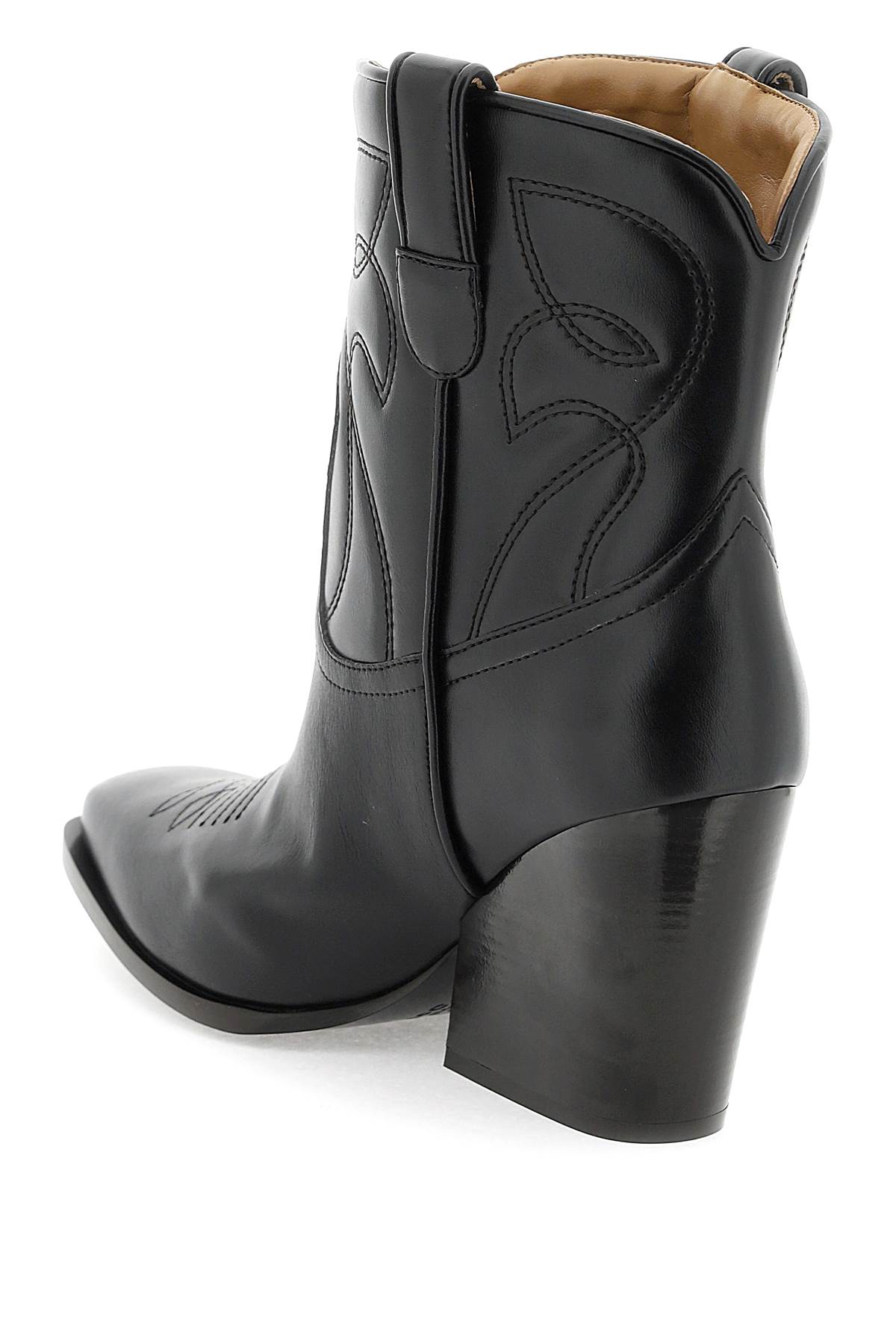 Shop Stella Mccartney Alter Mat Cowboy Boots In Black