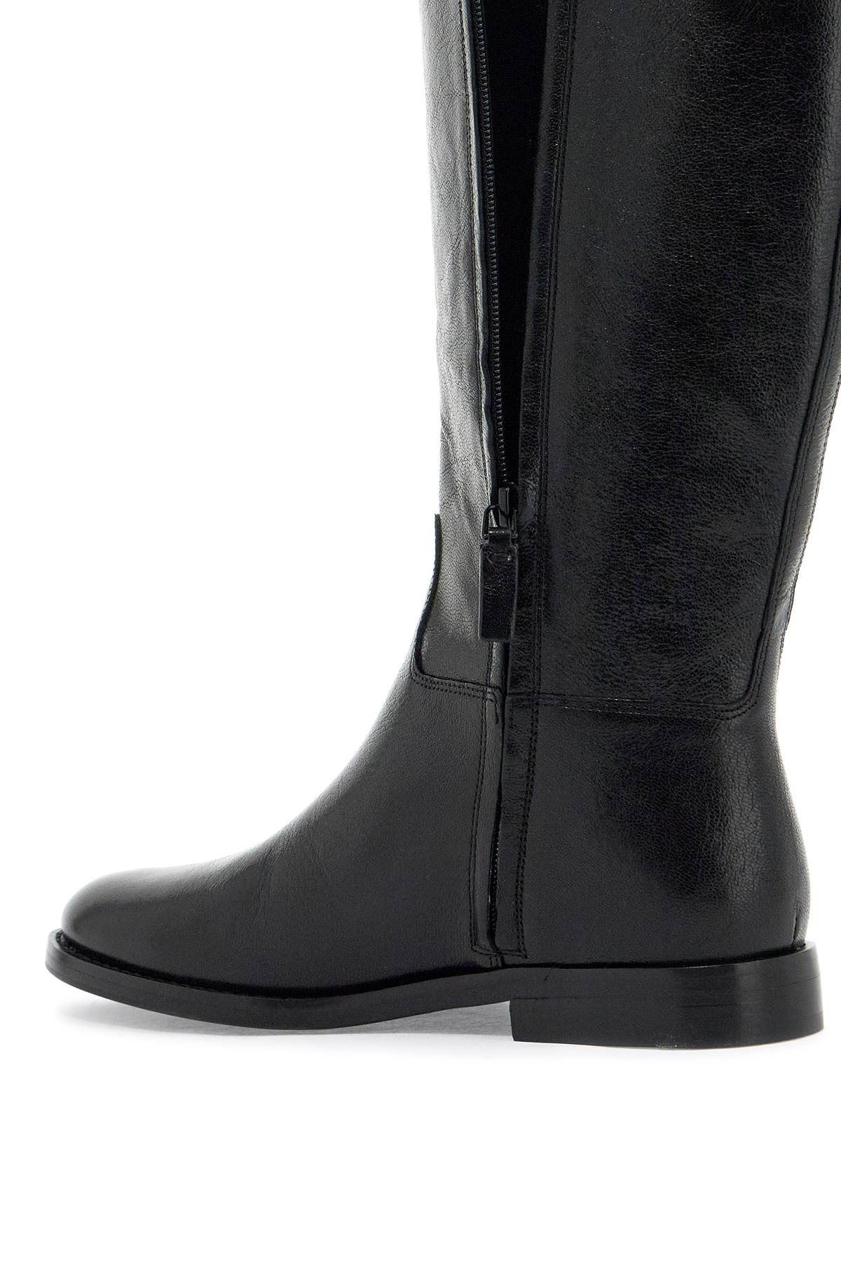 Shop Tory Burch T Lock Riding Boot For Equest In Black