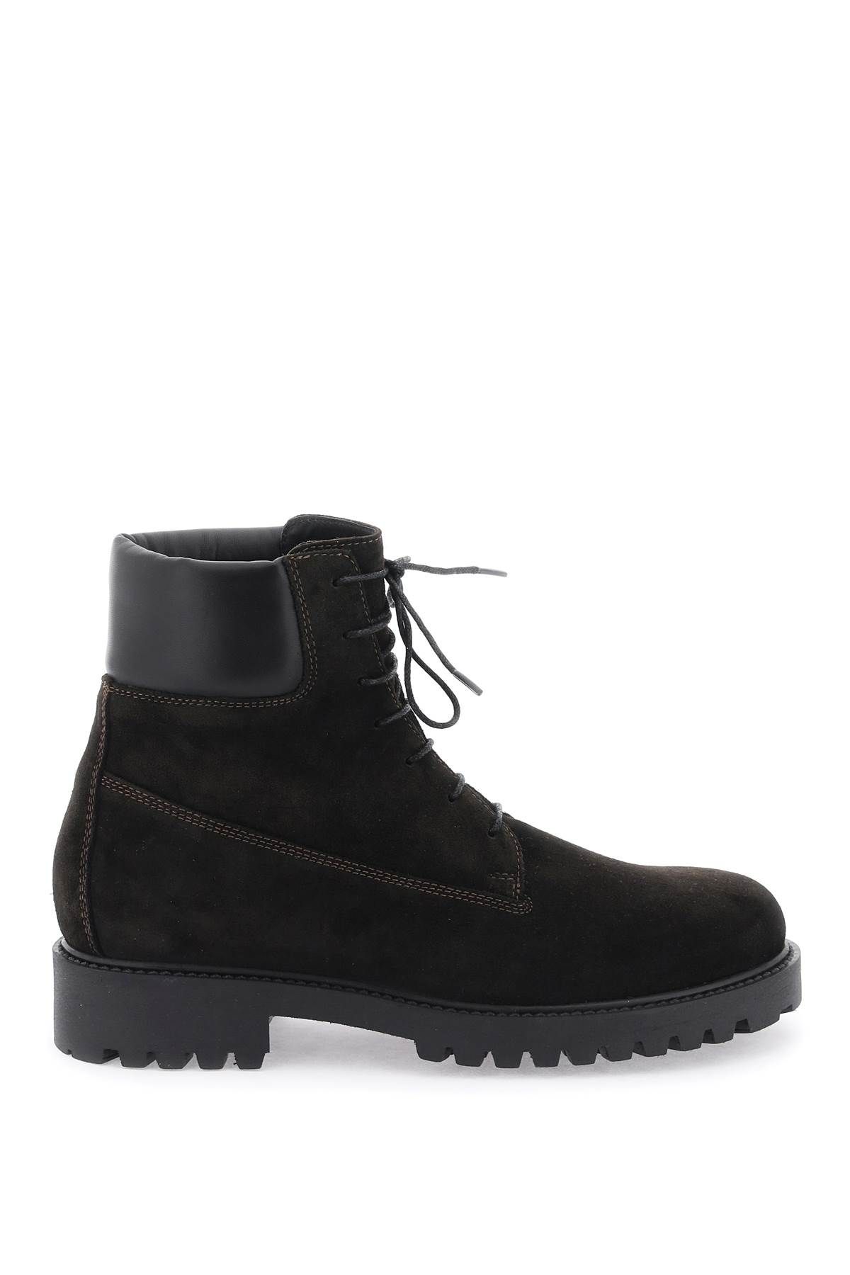 Shop Totême Husky Ankle Boots In Brown