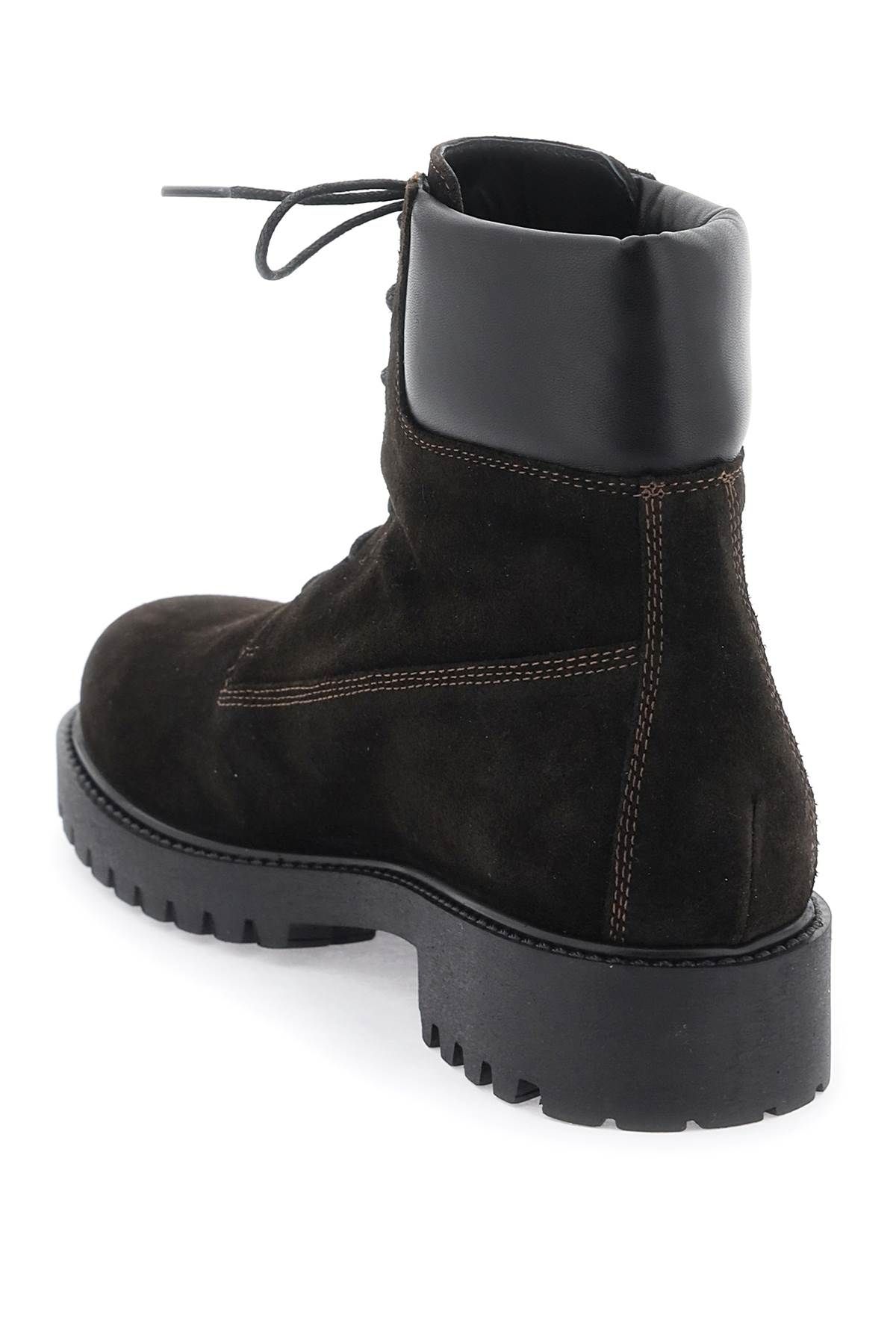 Shop Totême Husky Ankle Boots In Brown