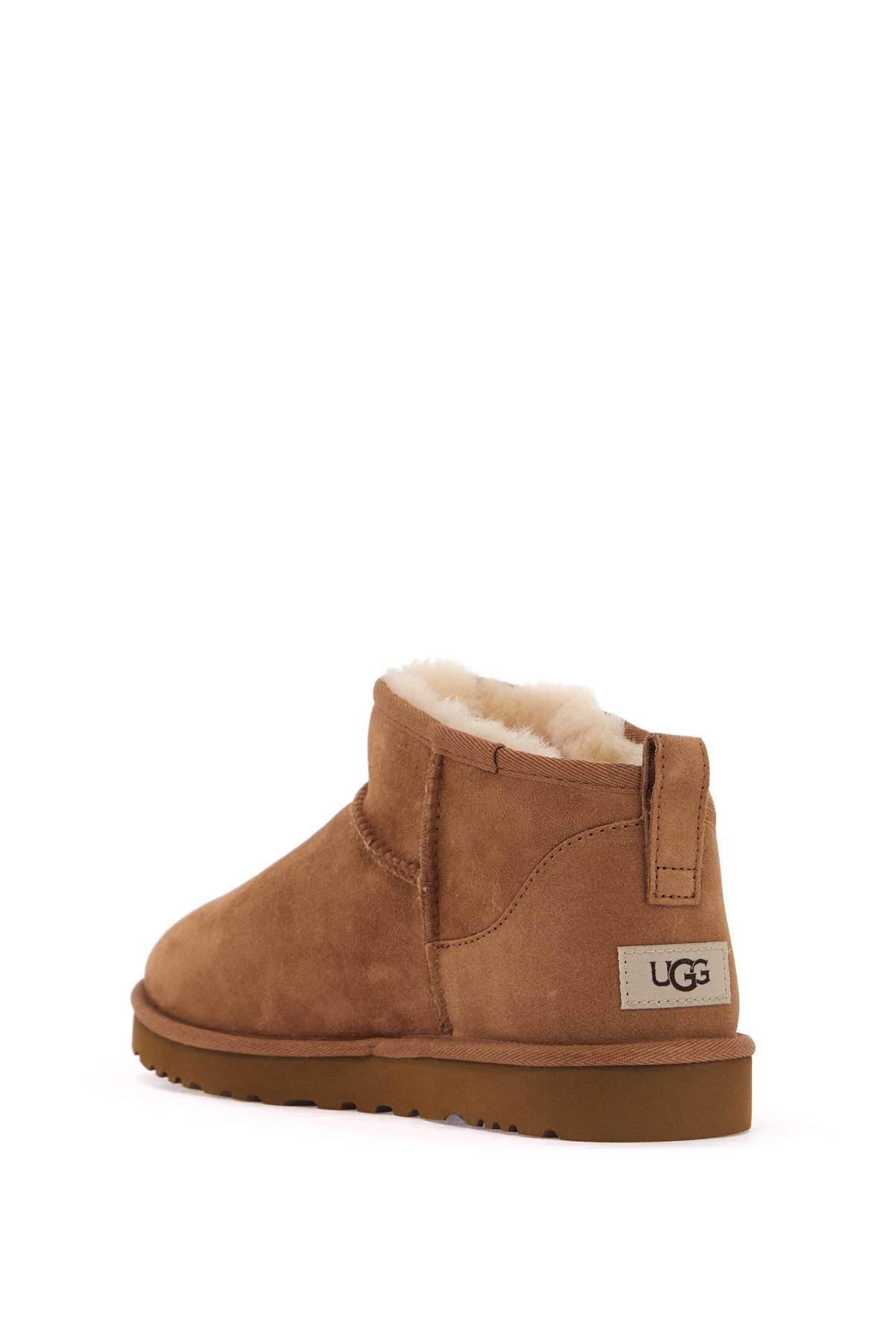 Shop Ugg Classic Ultra Mini Ankle Boots In Brown