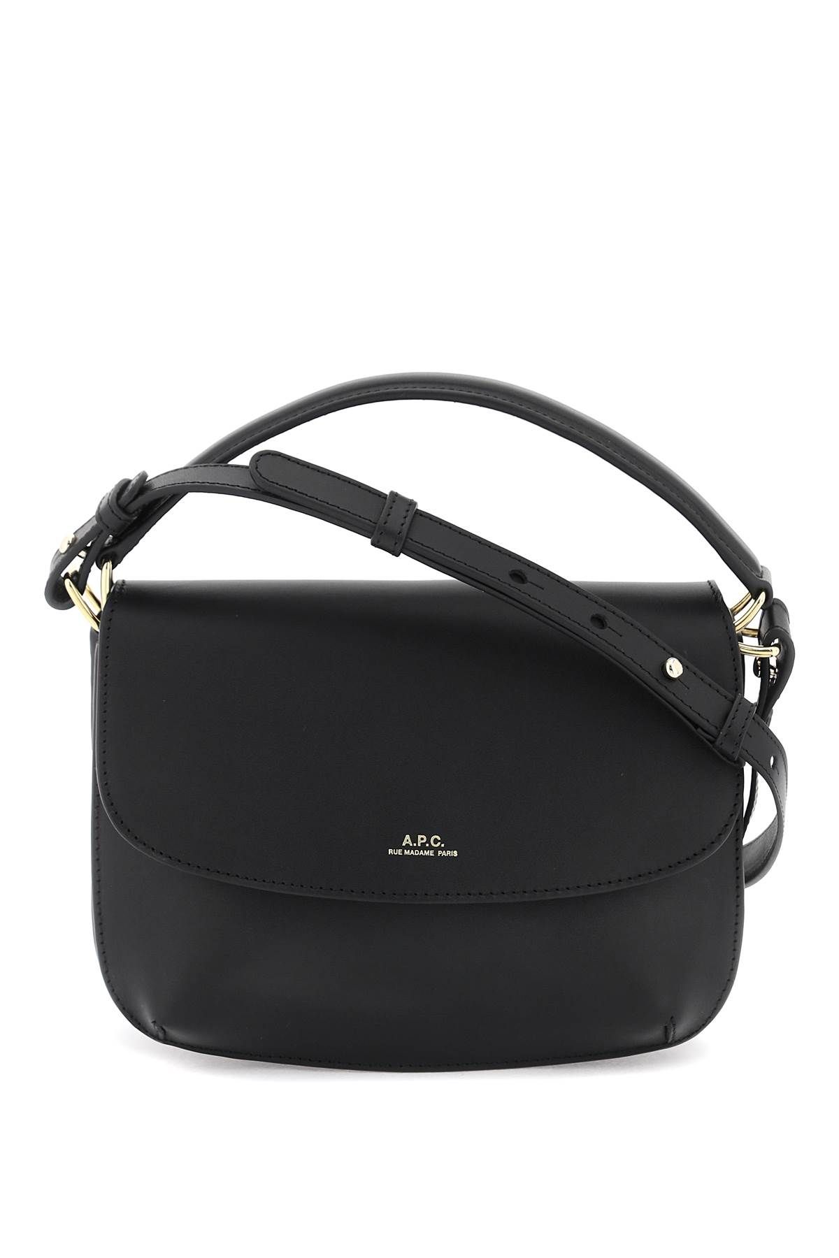 Shop Apc Sarah Mini Shoulder Bag In Black