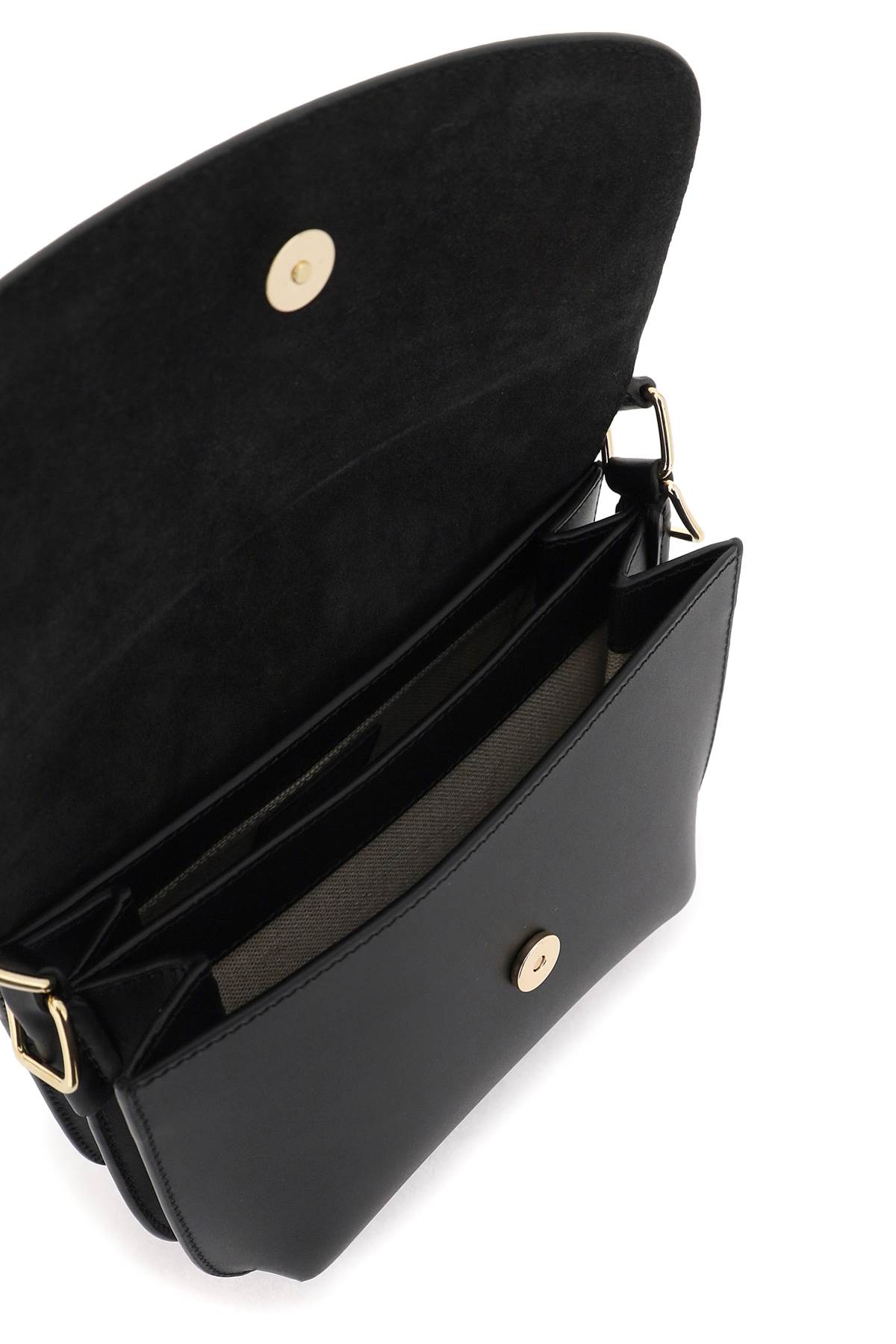 Shop Apc Sarah Mini Shoulder Bag In Black