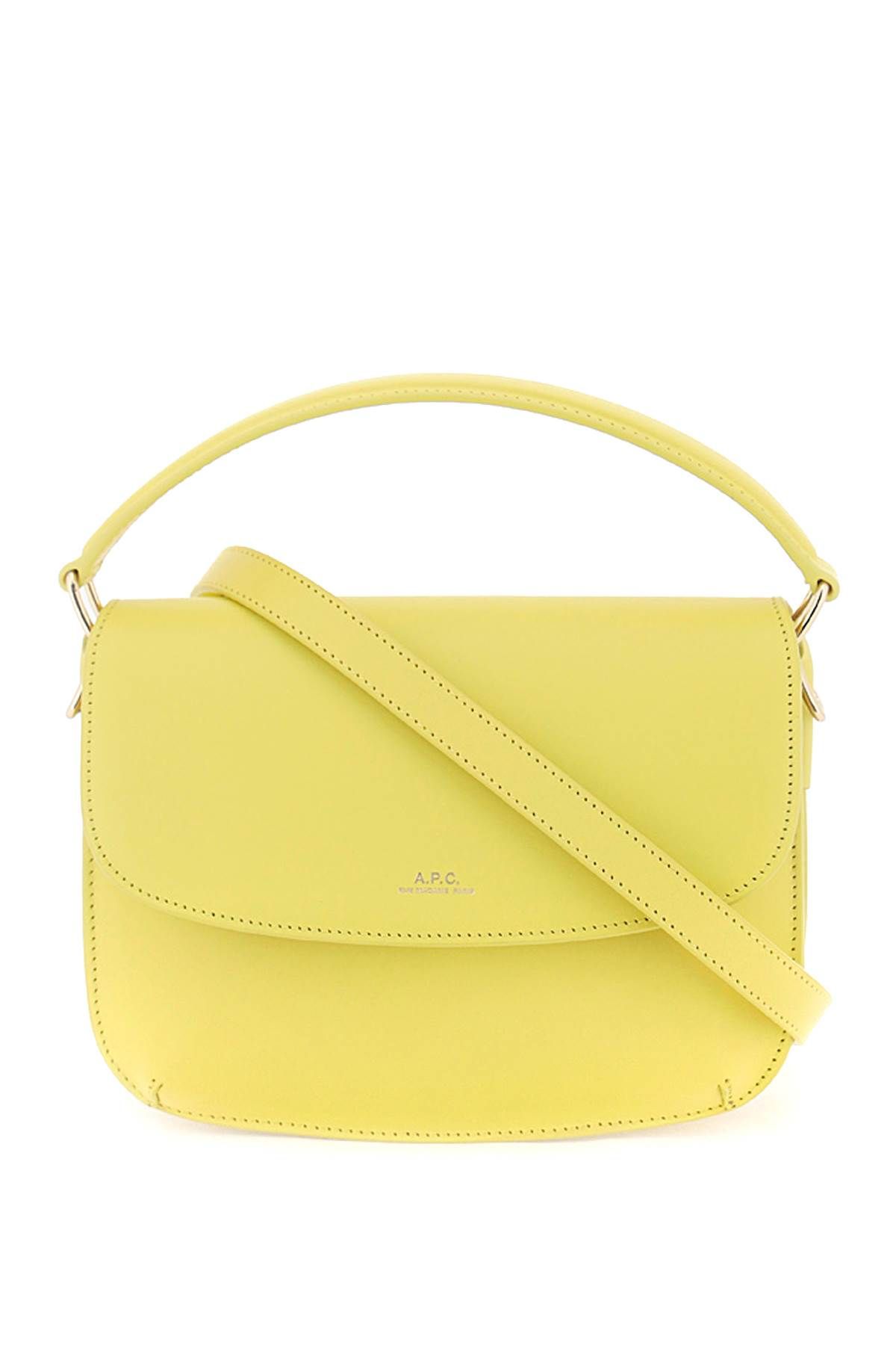 Shop Apc Sarah Mini Shoulder Bag In Yellow