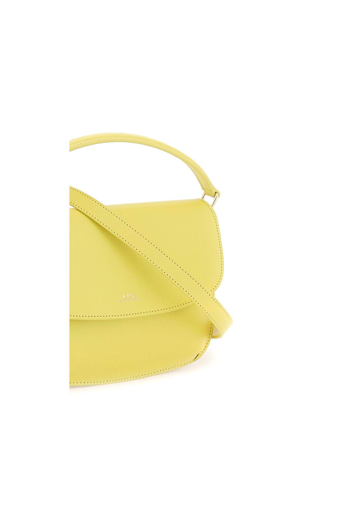 Shop Apc Sarah Mini Shoulder Bag In Yellow