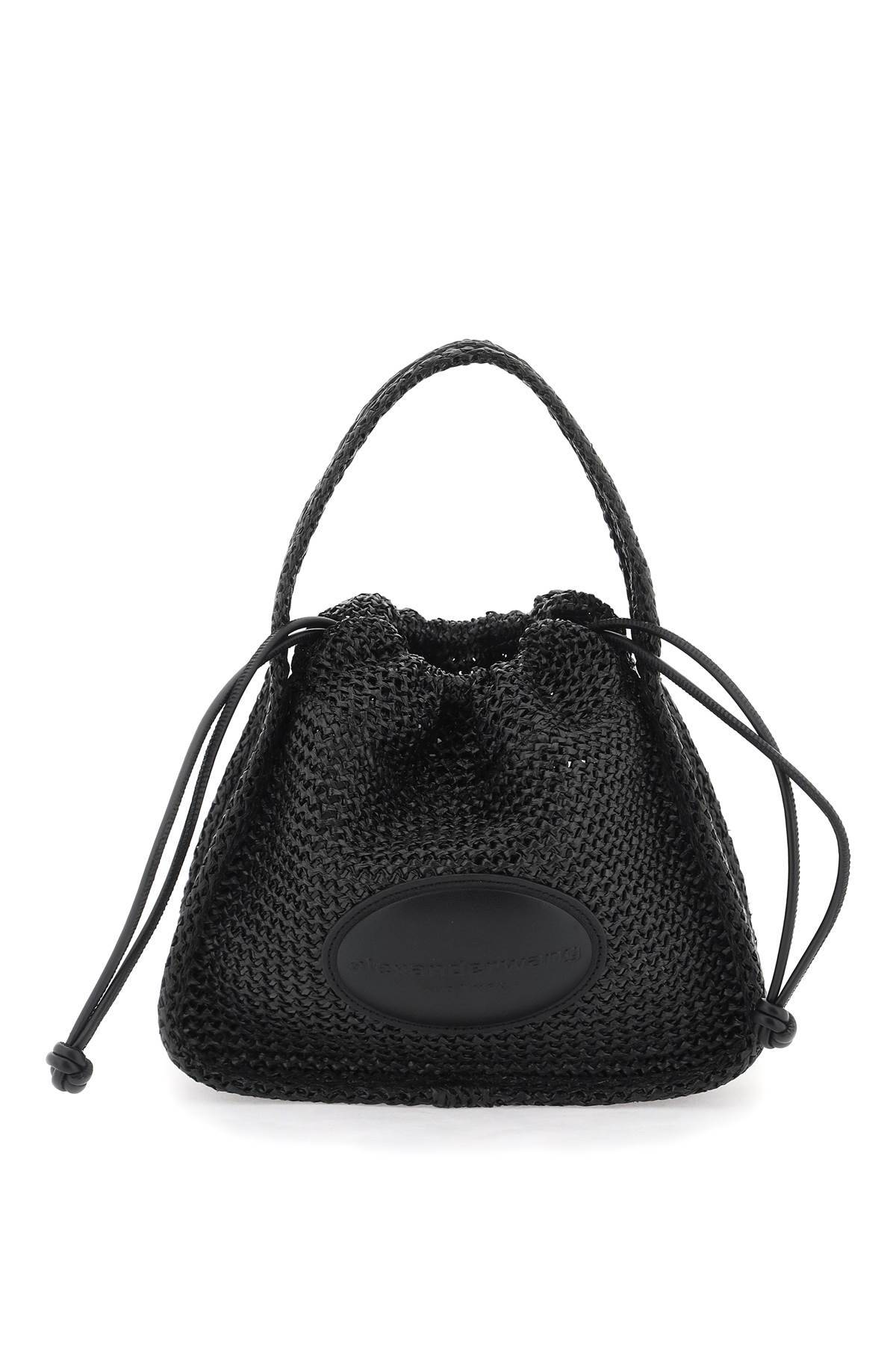 Alexander Wang 'ryan' Small Handbag In Raff In Black