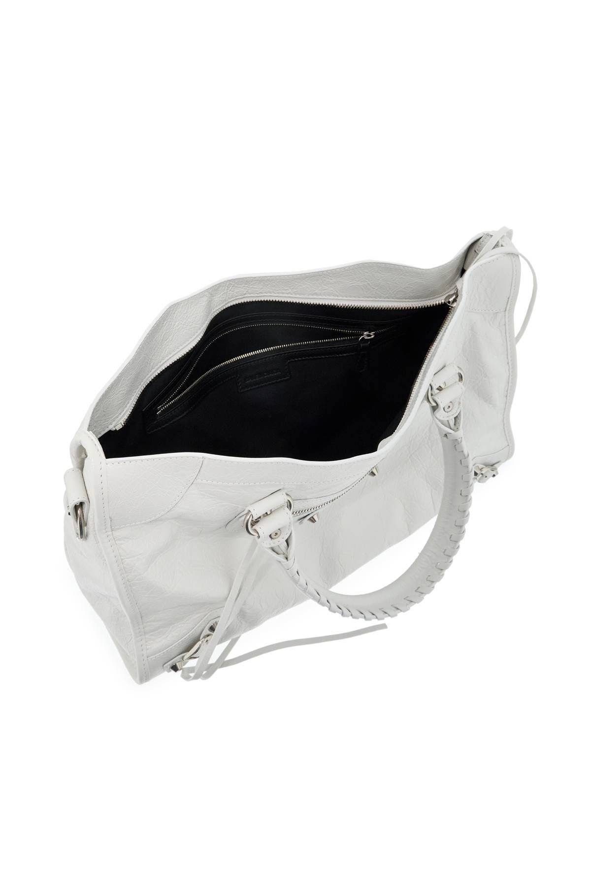 Shop Balenciaga Medium-sized Le City Handbag In White