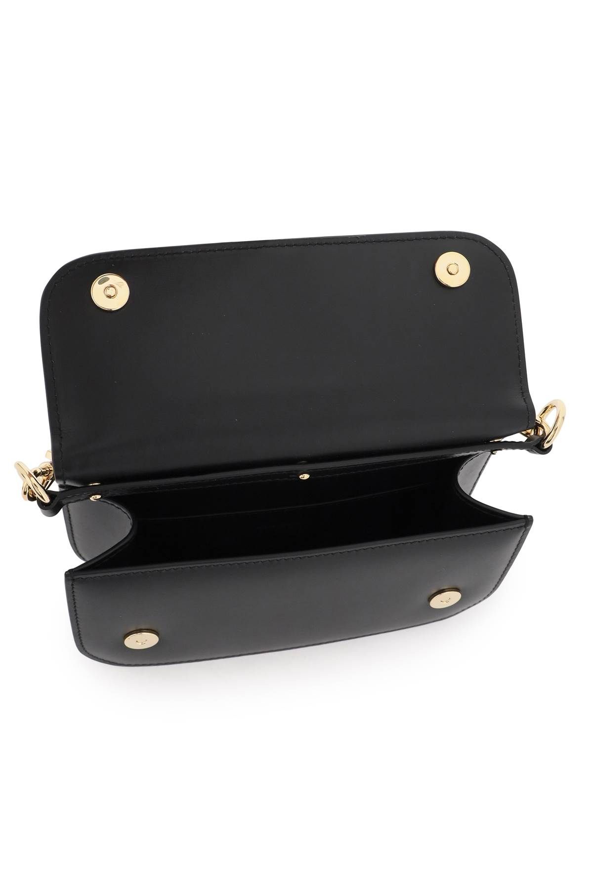 Shop Dolce & Gabbana Smooth Leather 3.5 Handbag In Black