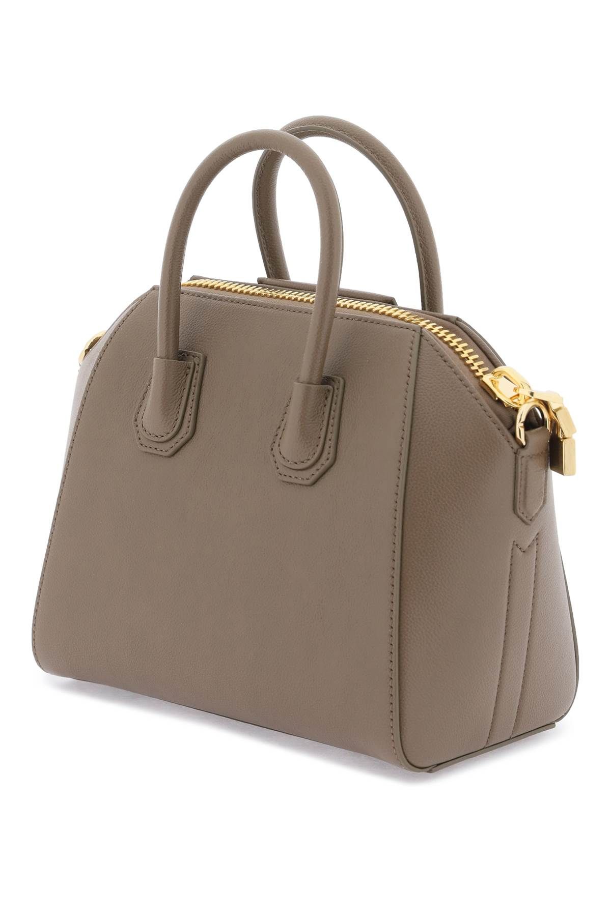 Shop Givenchy Small Antigona Handbag In Neutro