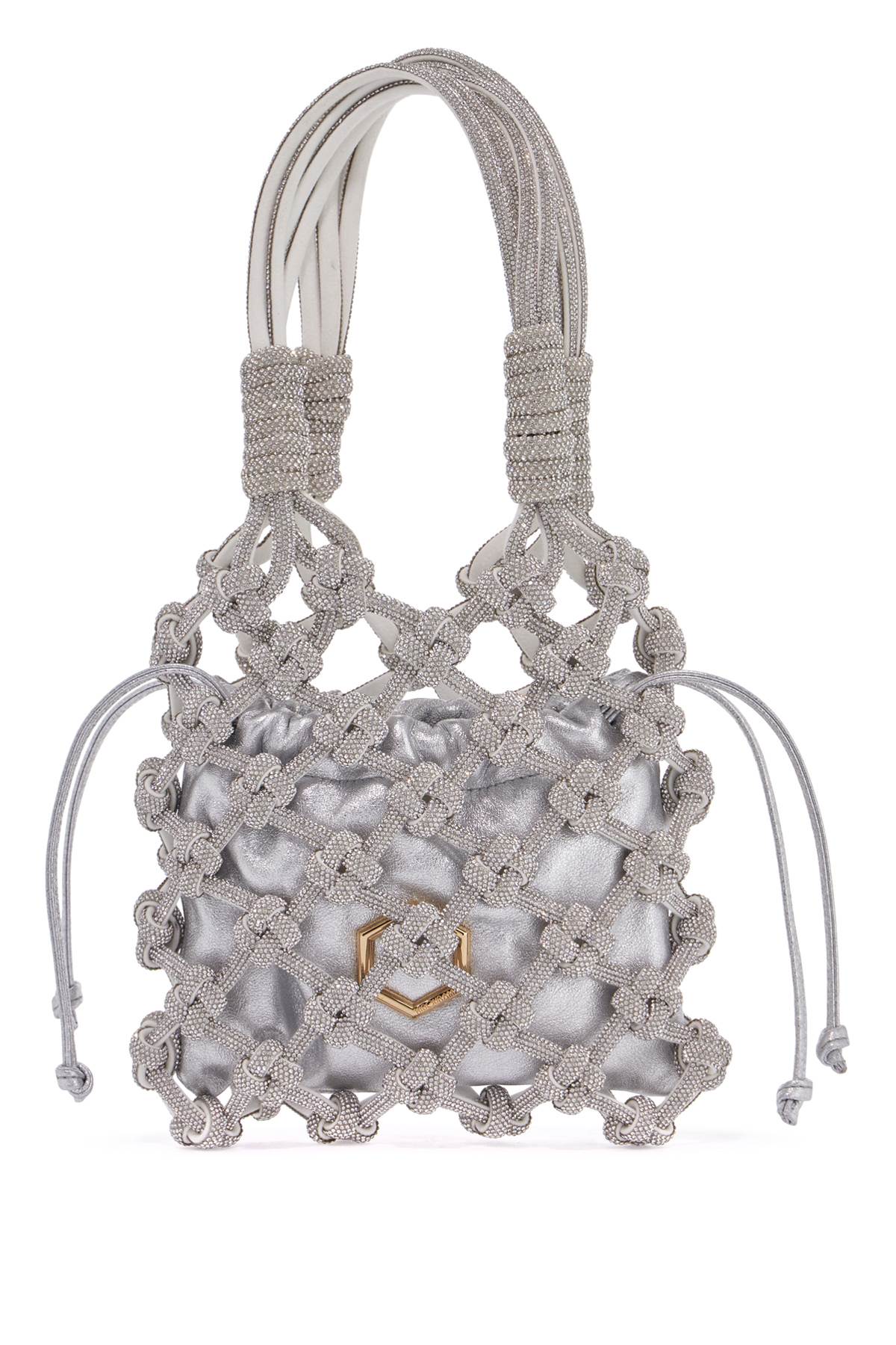 Shop Hibourama Lola Handbag Purse Tote In Silver