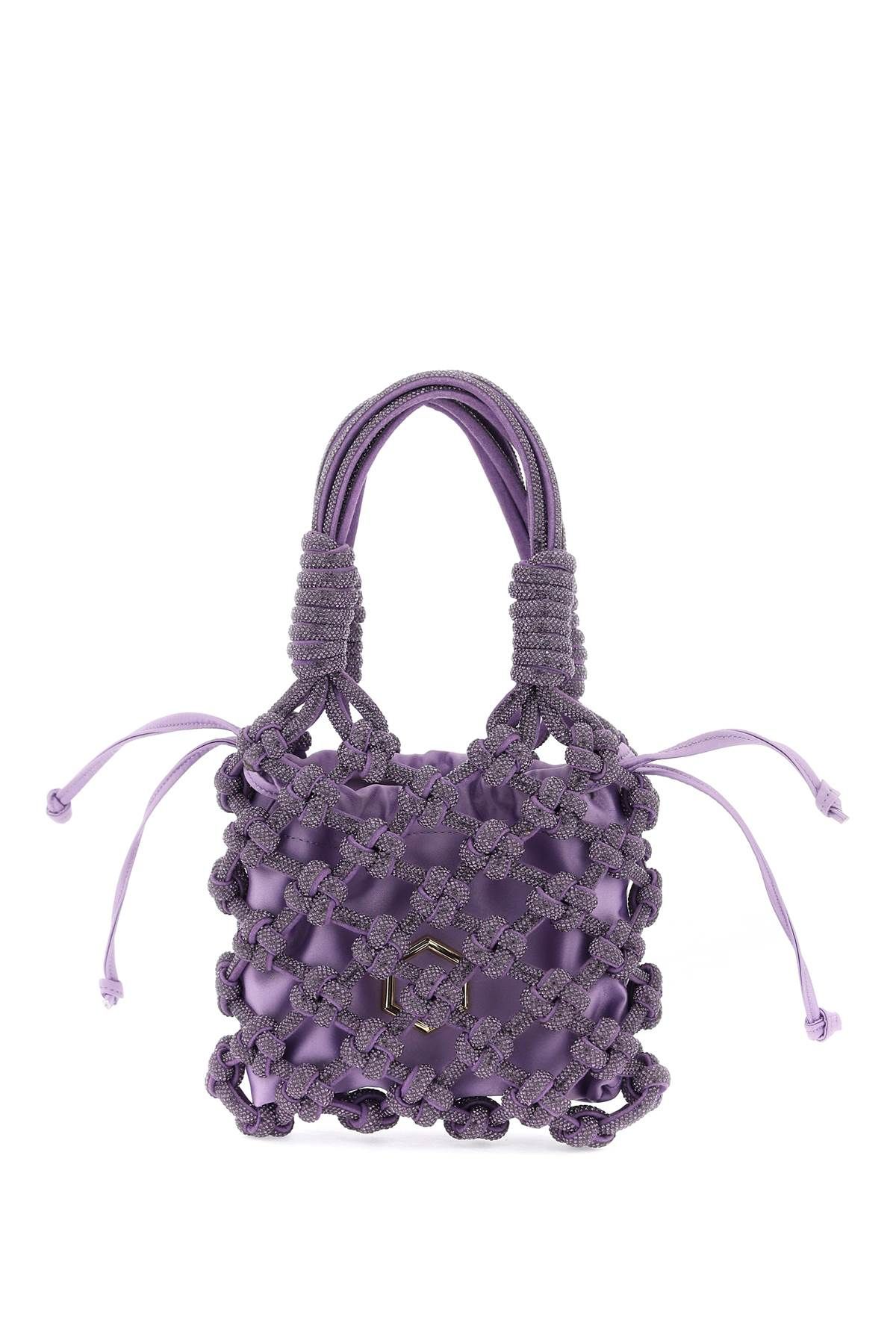 Shop Hibourama Lola Handbag Purse Tote In Purple