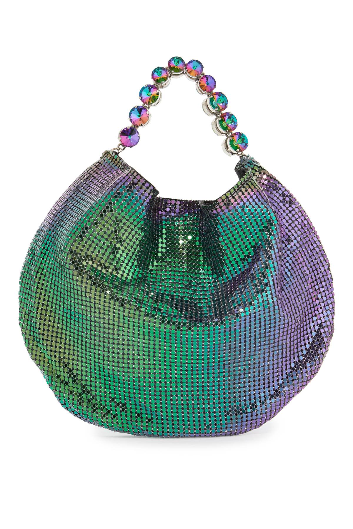 Shop L'alingi Chainmail Hobo Bag In Multicolor