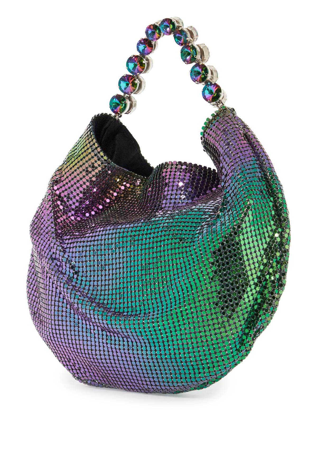 Shop L'alingi Chainmail Hobo Bag In Multicolor