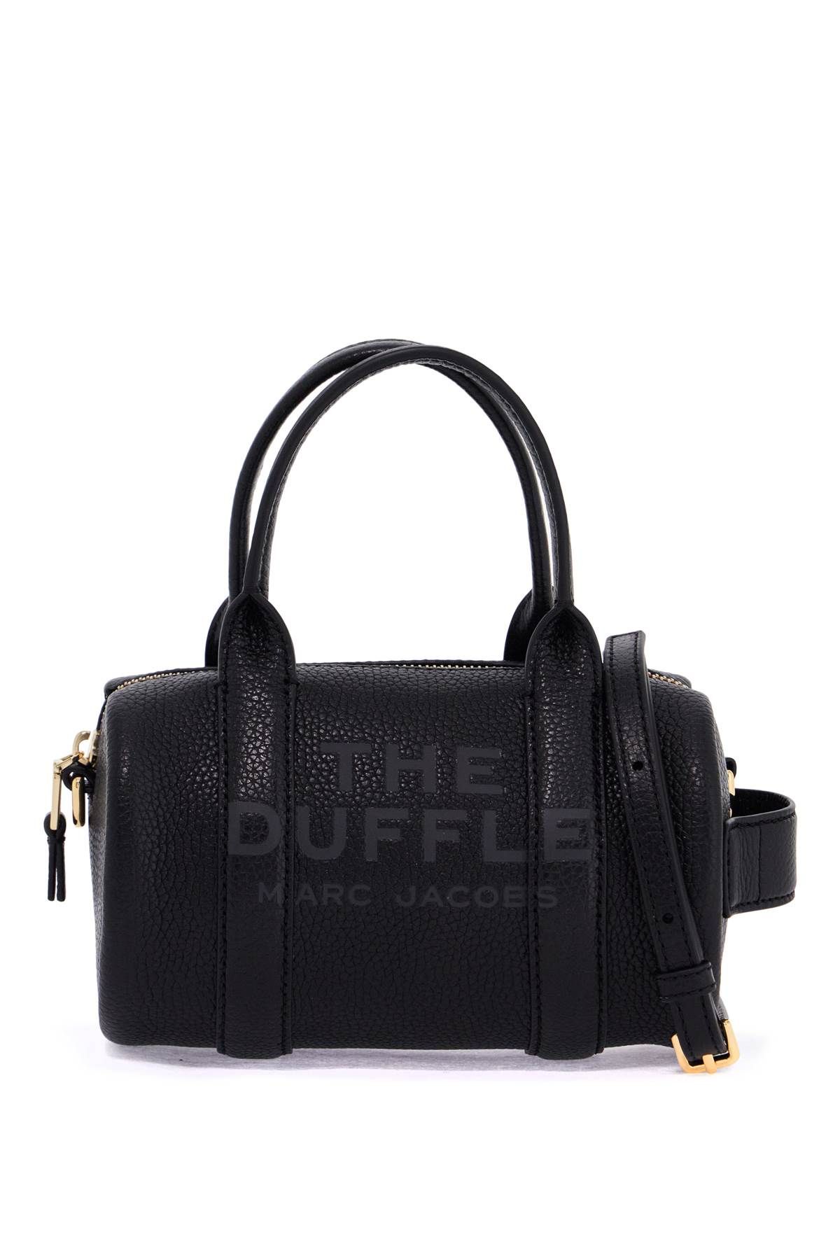 Shop Marc Jacobs Borsa The Leather Mini Duffle Bag In Black