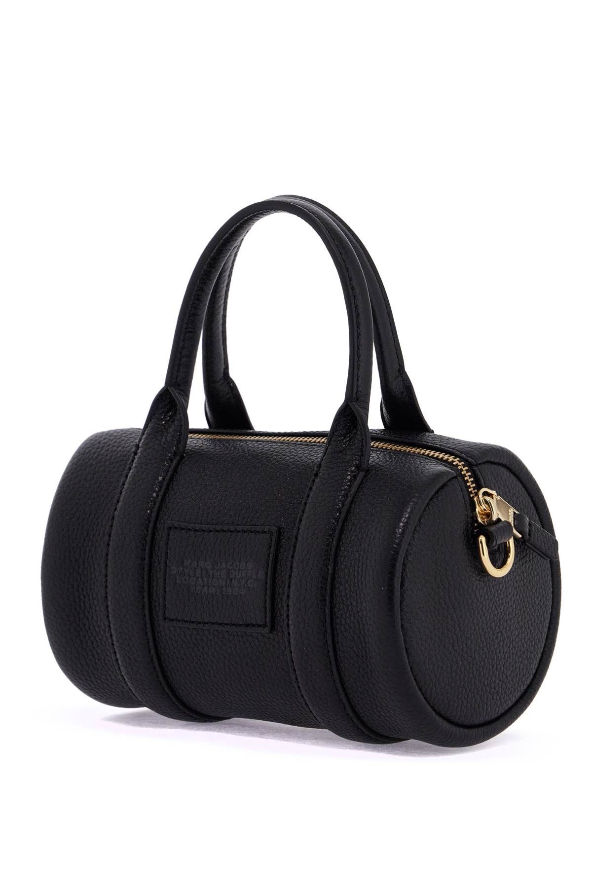 Shop Marc Jacobs Borsa The Leather Mini Duffle Bag In Black