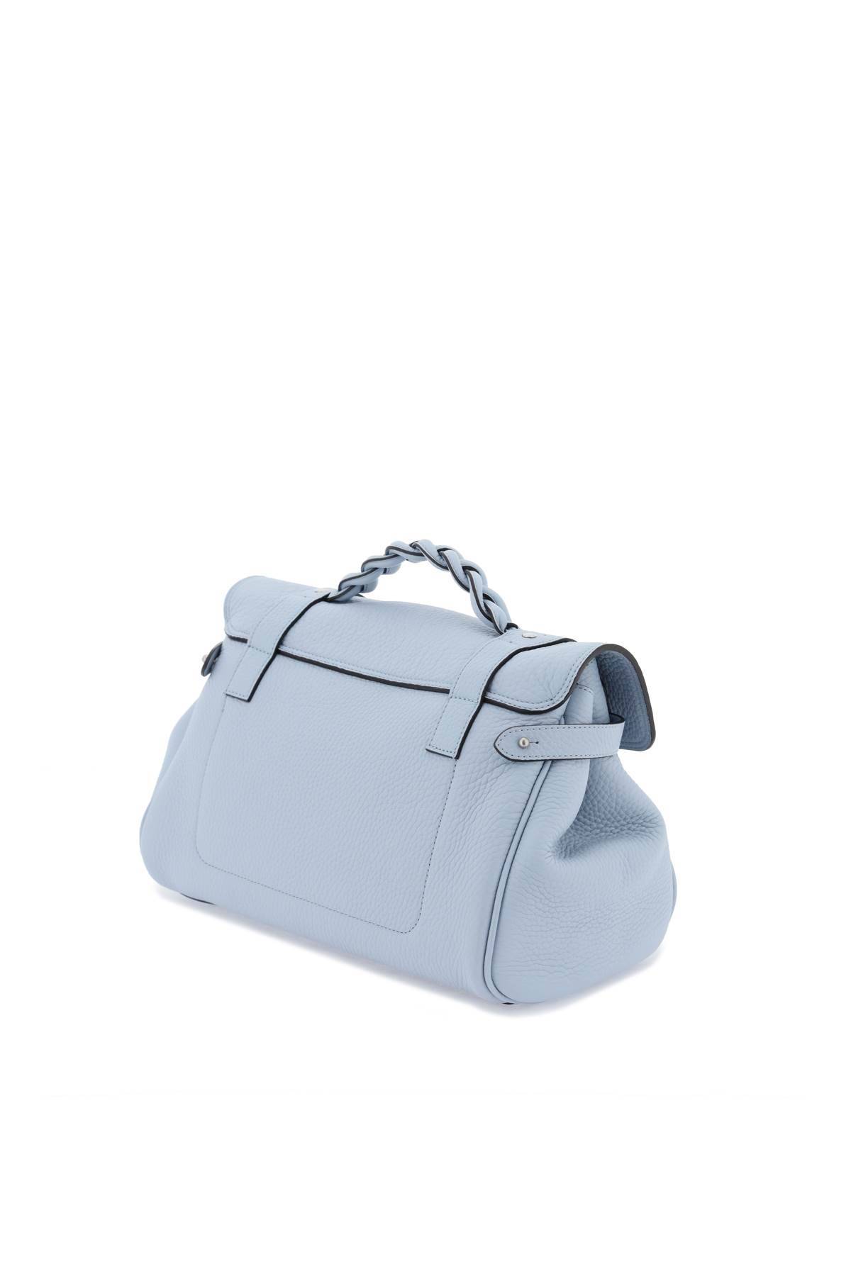 Shop Mulberry Alexa Medium Handbag In Light Blue