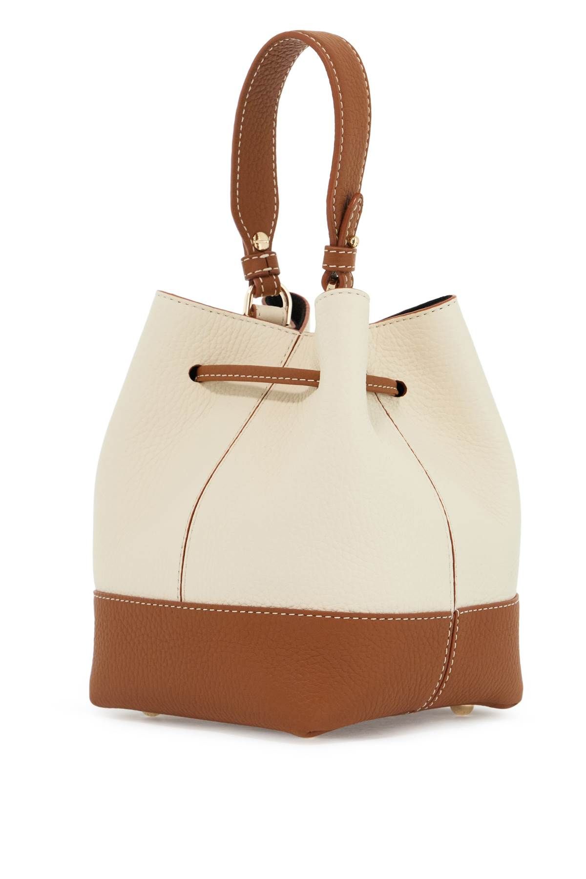 Shop Strathberry Lana Osette Bucket Bag In White