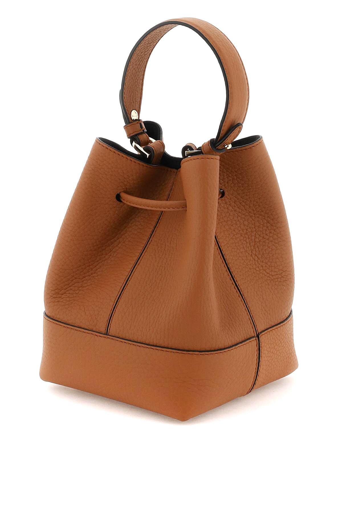 Shop Strathberry Lana Osette Bucket Bag In Brown