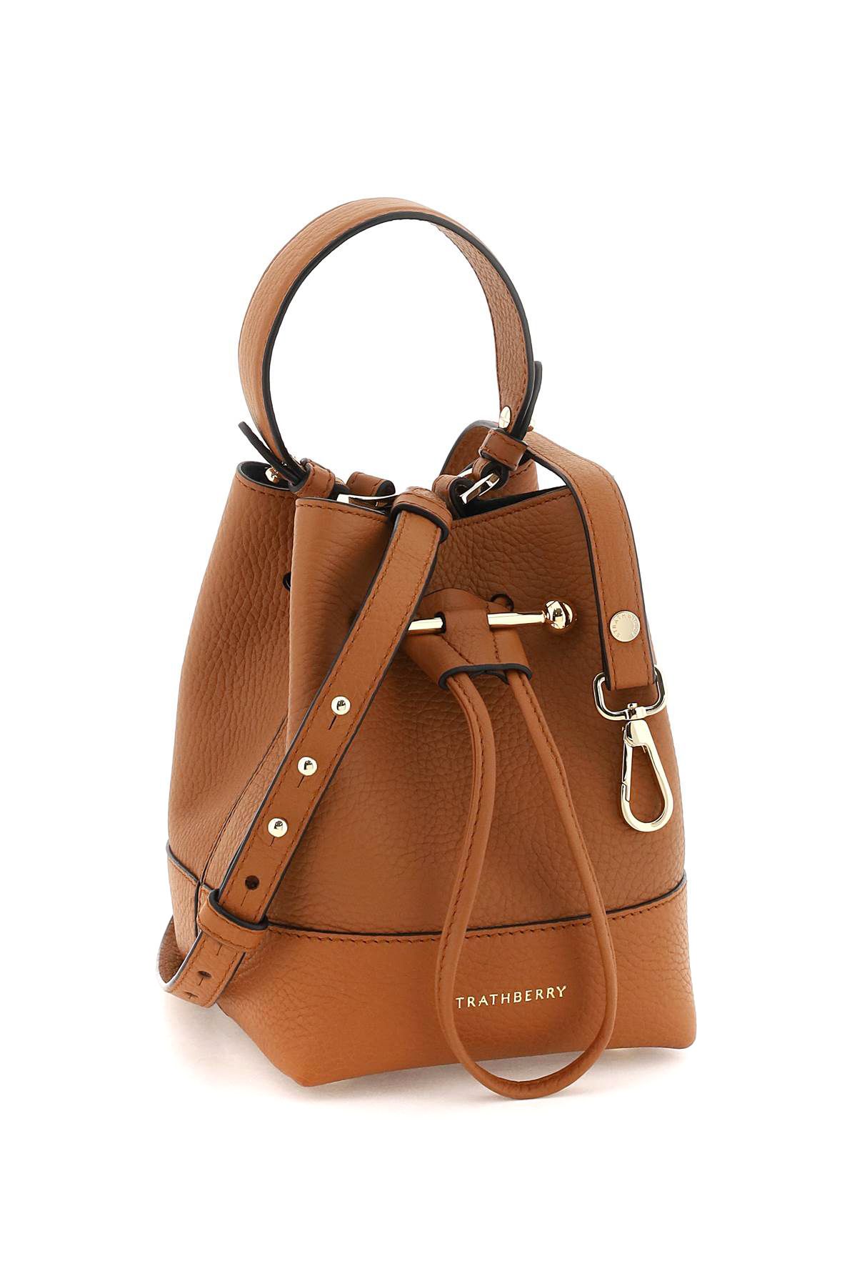 Shop Strathberry Lana Osette Bucket Bag In Brown