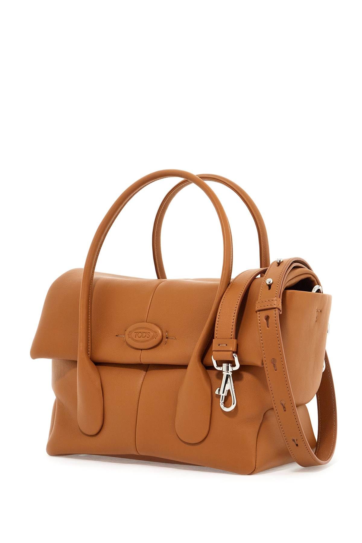 Shop Tod's Reverse Di Bag Handbag In Brown