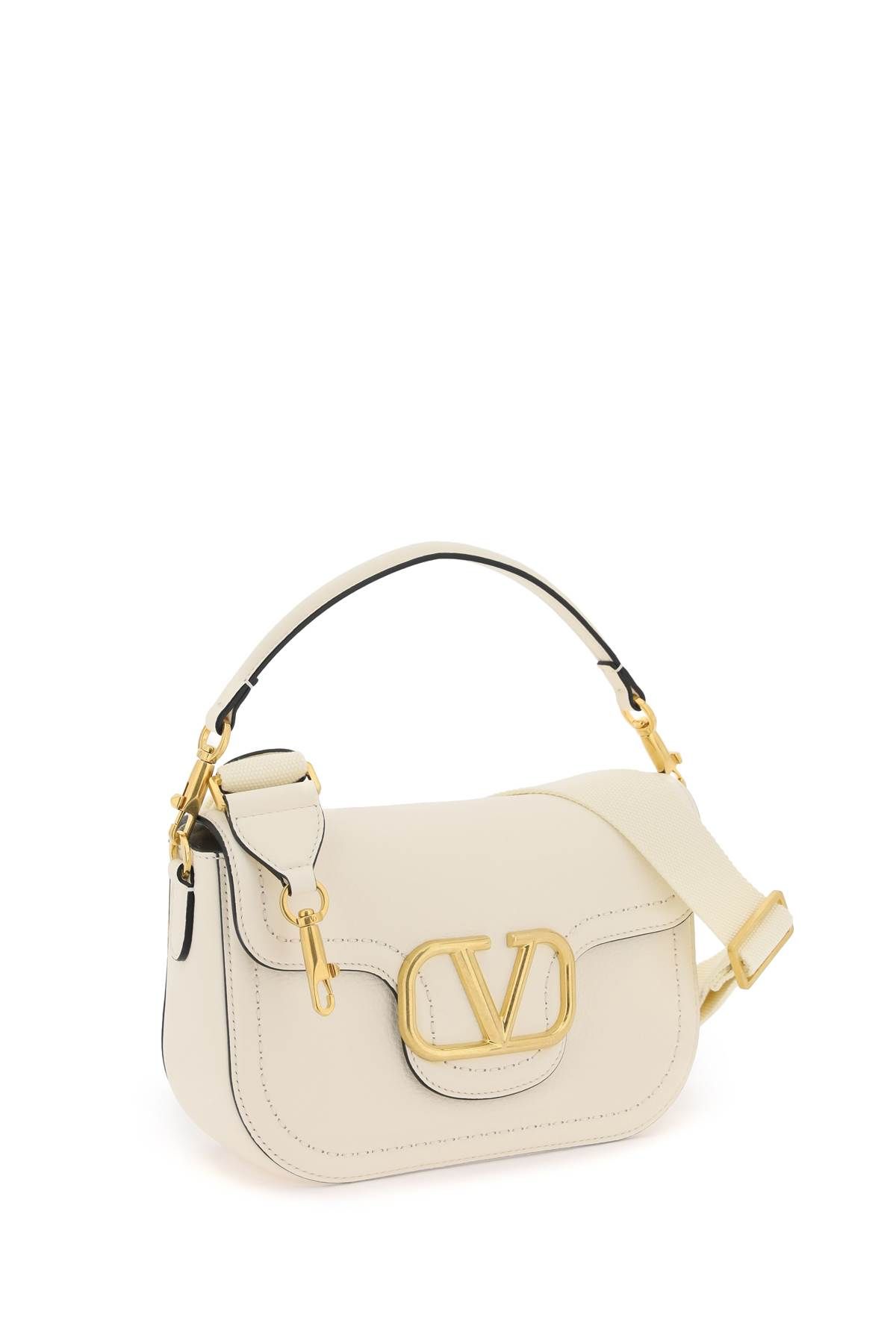 Shop Valentino Alltime Shoulder Bag In White
