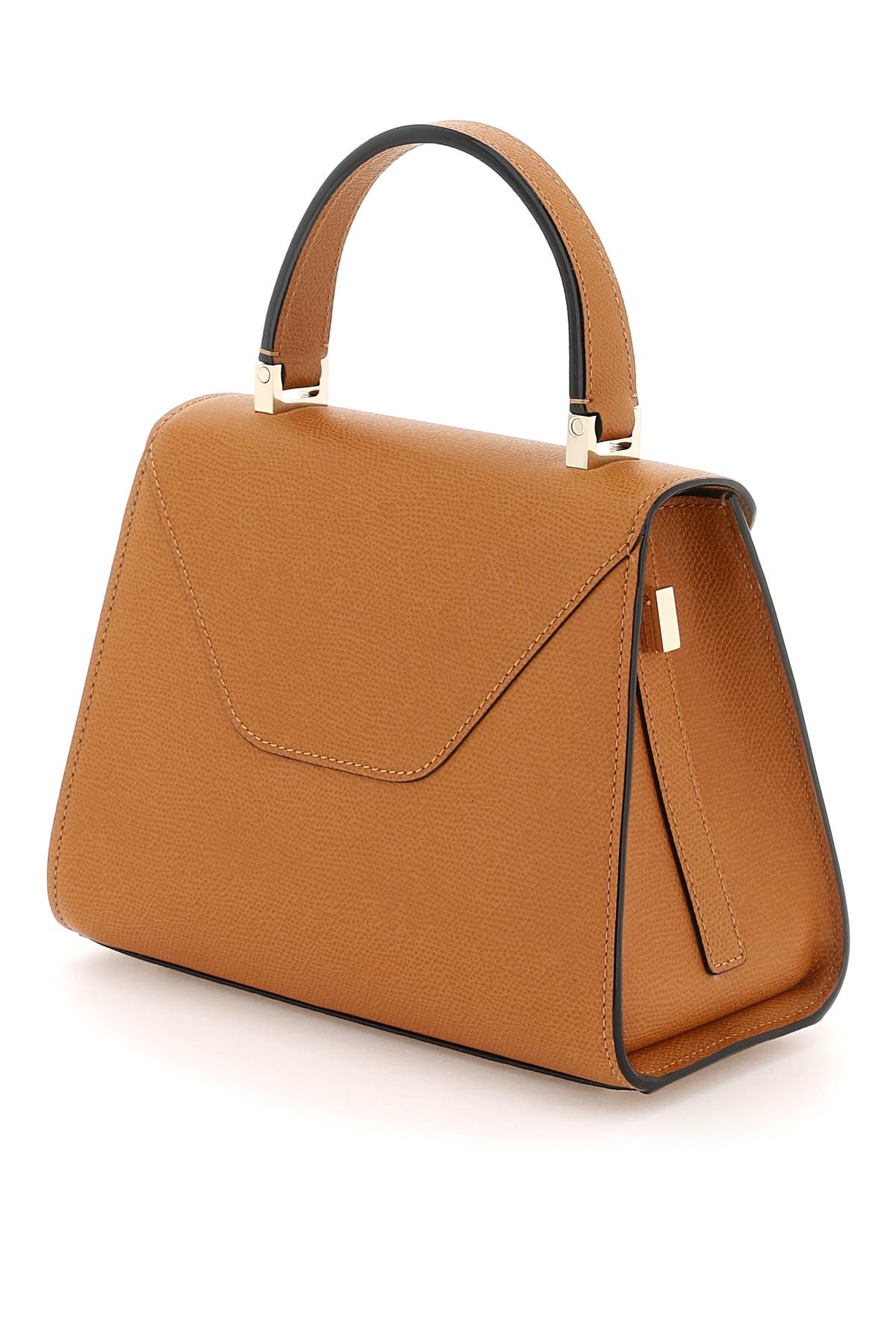 Shop Valextra Iside Mini Handbag In Brown