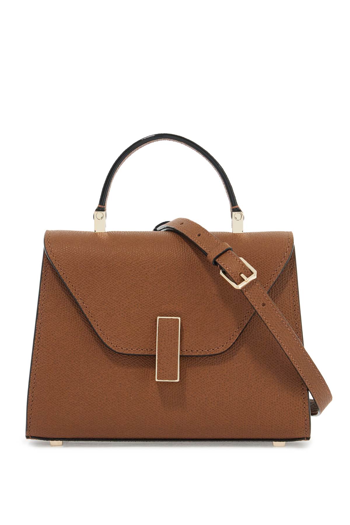 Shop Valextra Iside Micro Handbag In Brown