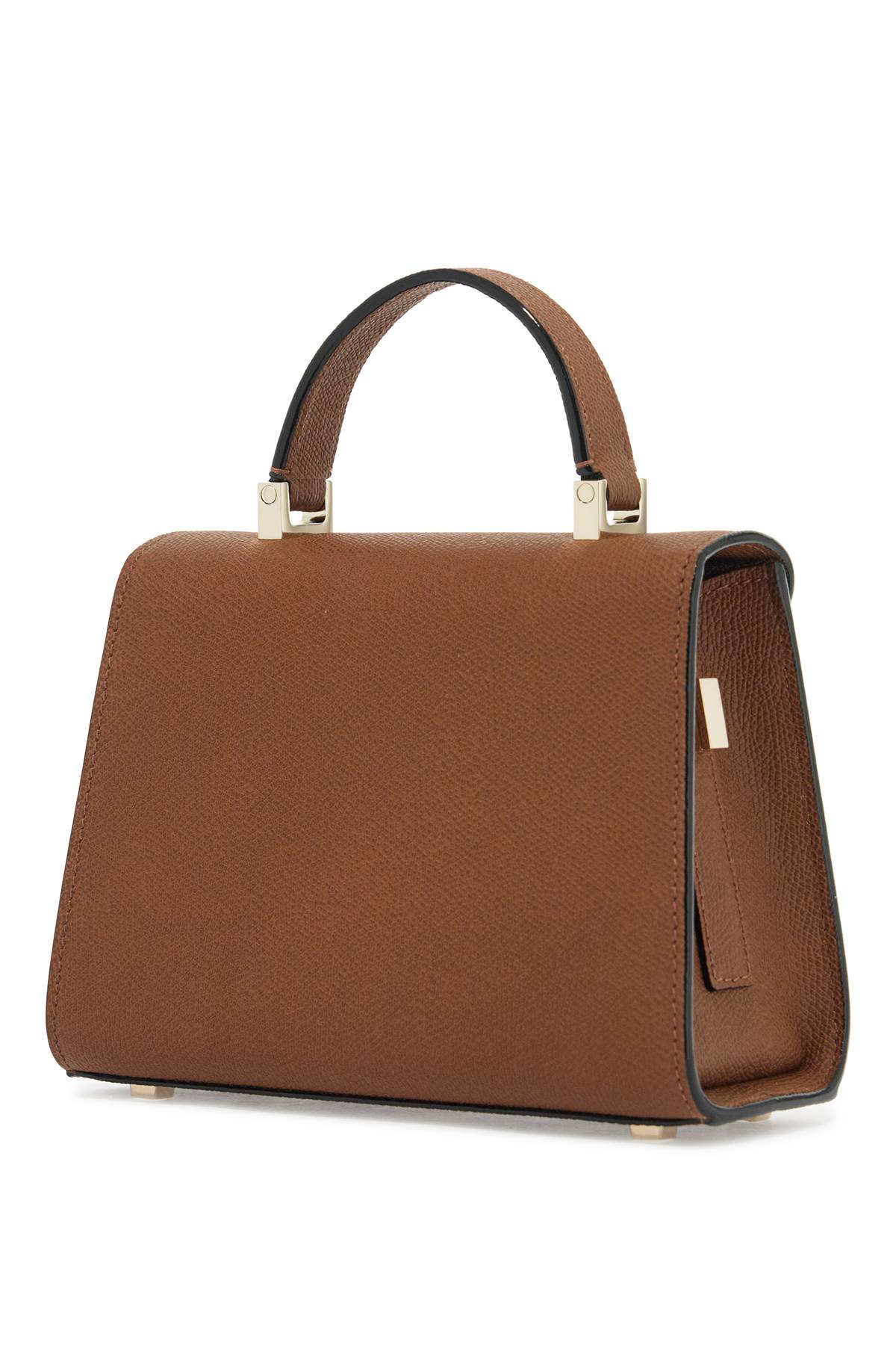 Shop Valextra Iside Micro Handbag In Brown