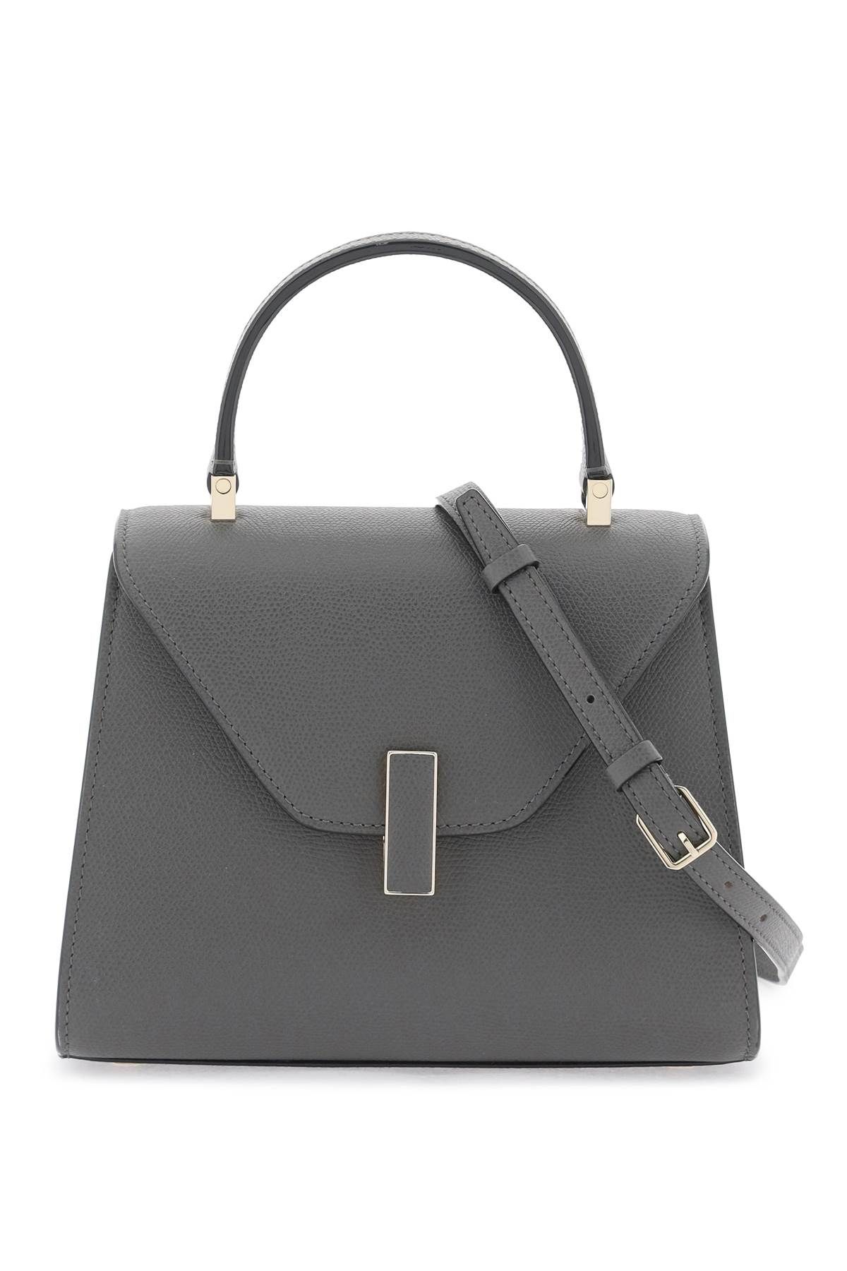Shop Valextra Iside Mini Handbag In Grey