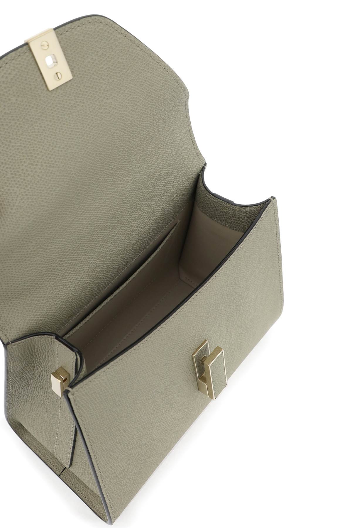 Shop Valextra Iside Mini Handbag In Khaki