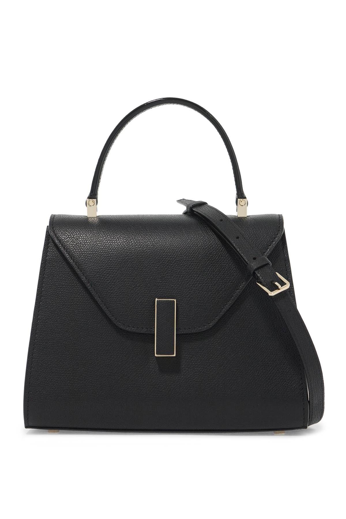 Shop Valextra Iside Mini Handbag In Black