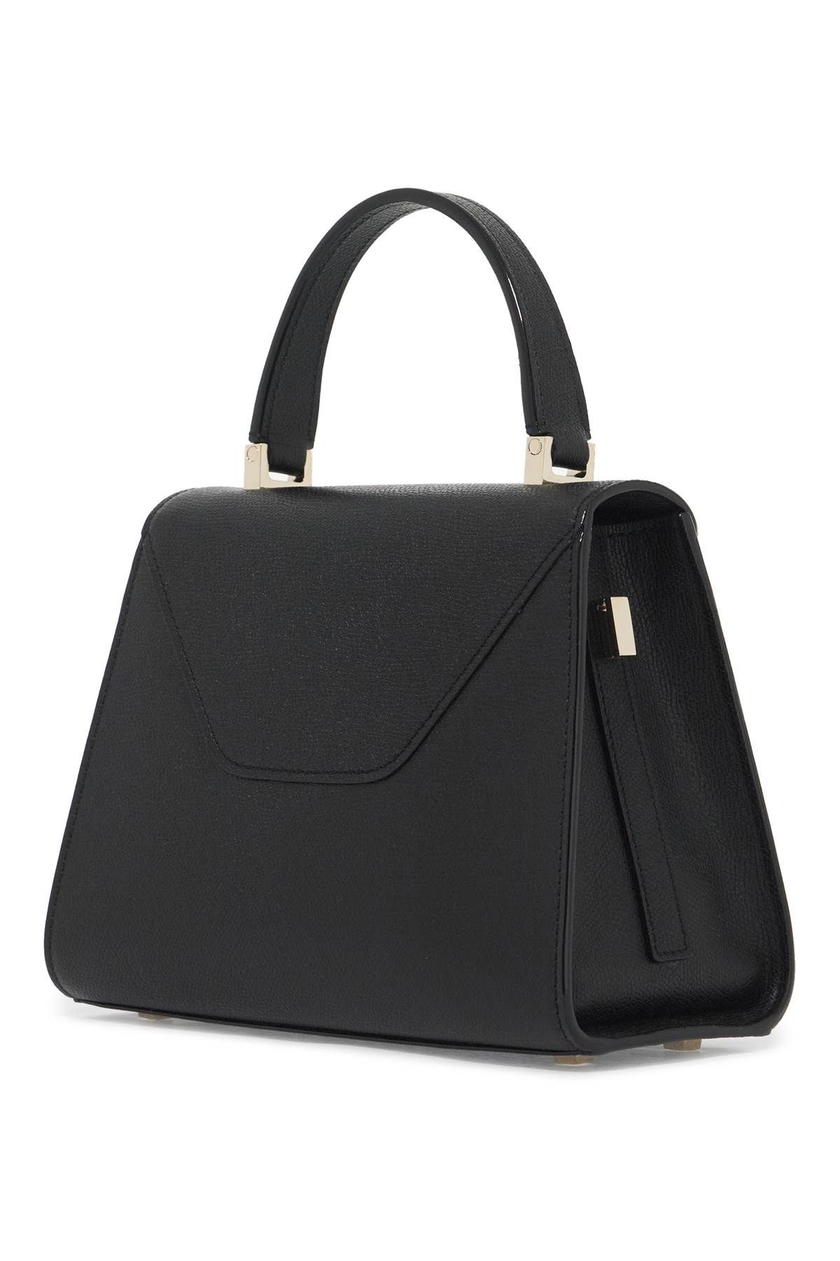 Shop Valextra Iside Mini Handbag In Black