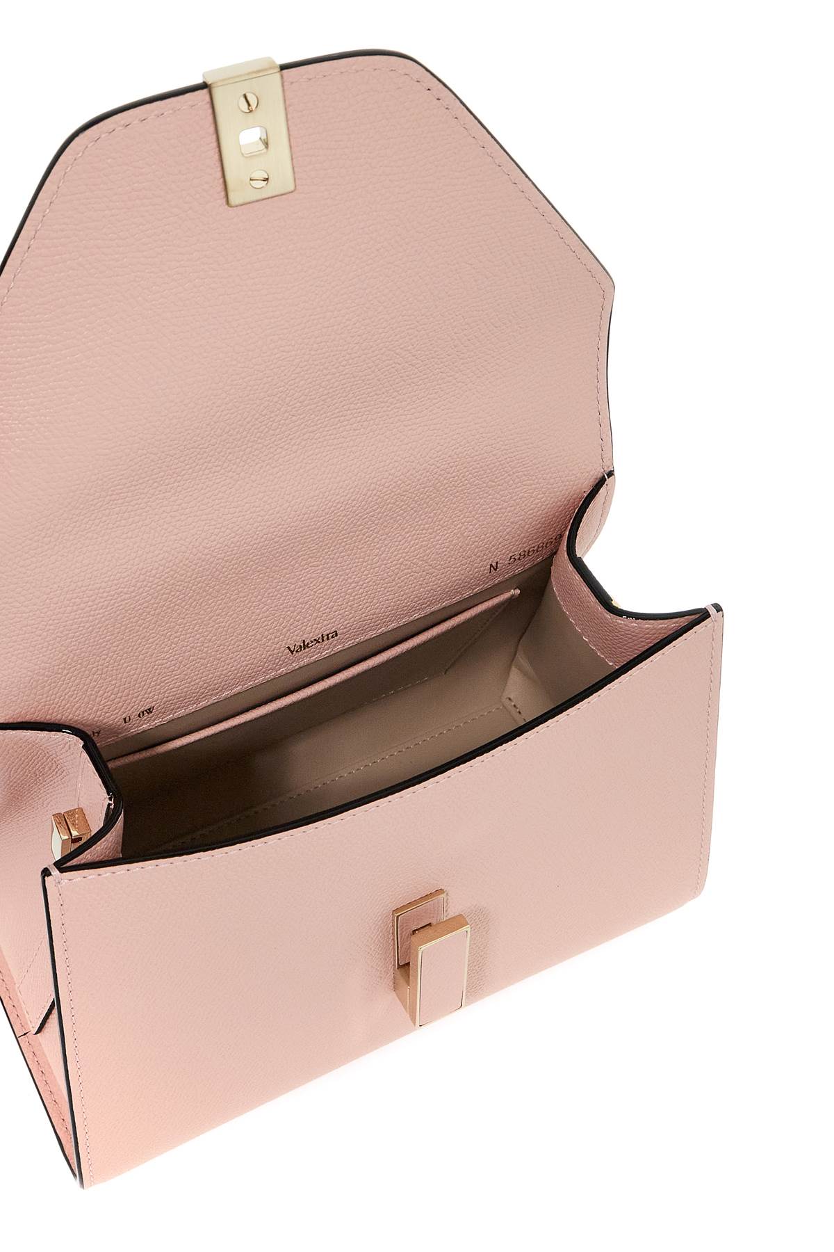 Shop Valextra Iside Mini Handbag In Pink