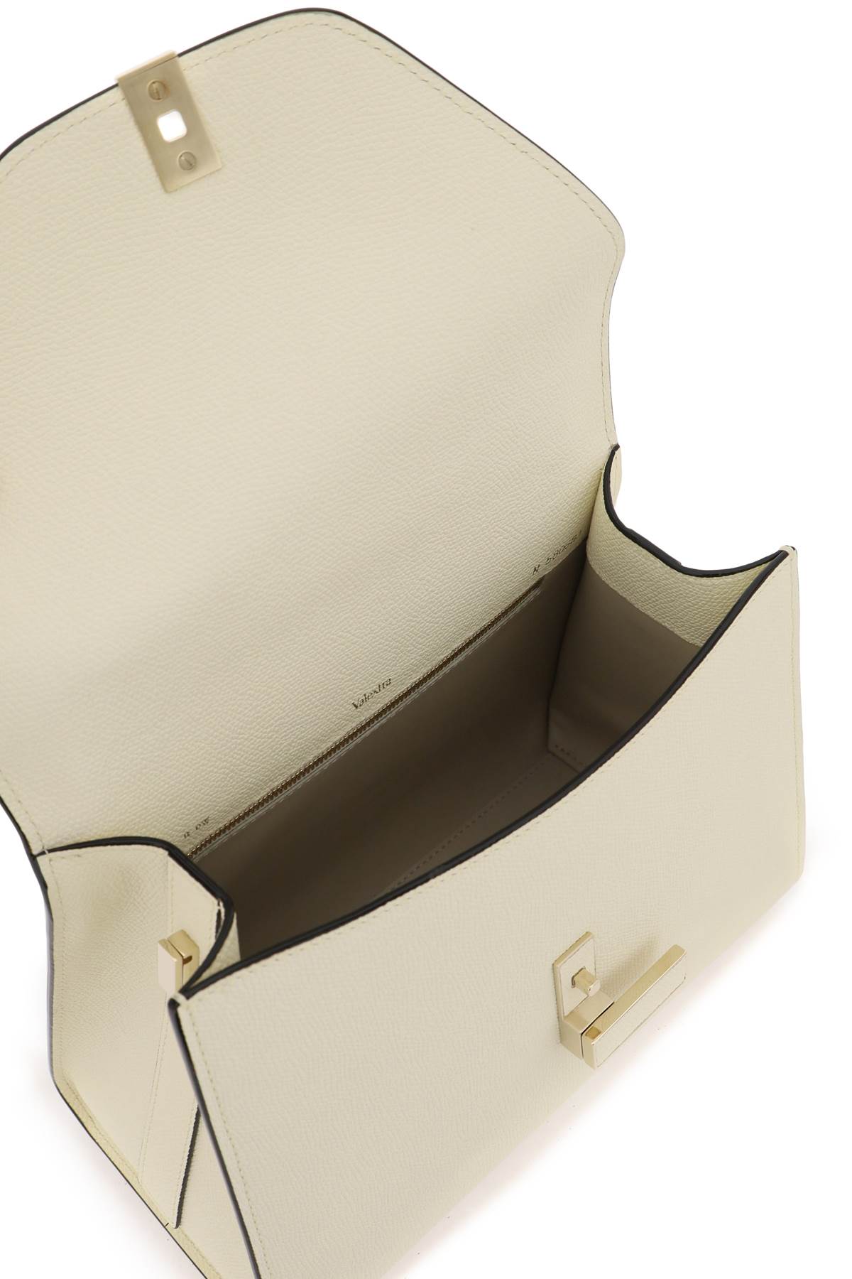 Shop Valextra Medium Iside Top Handle Bag In White