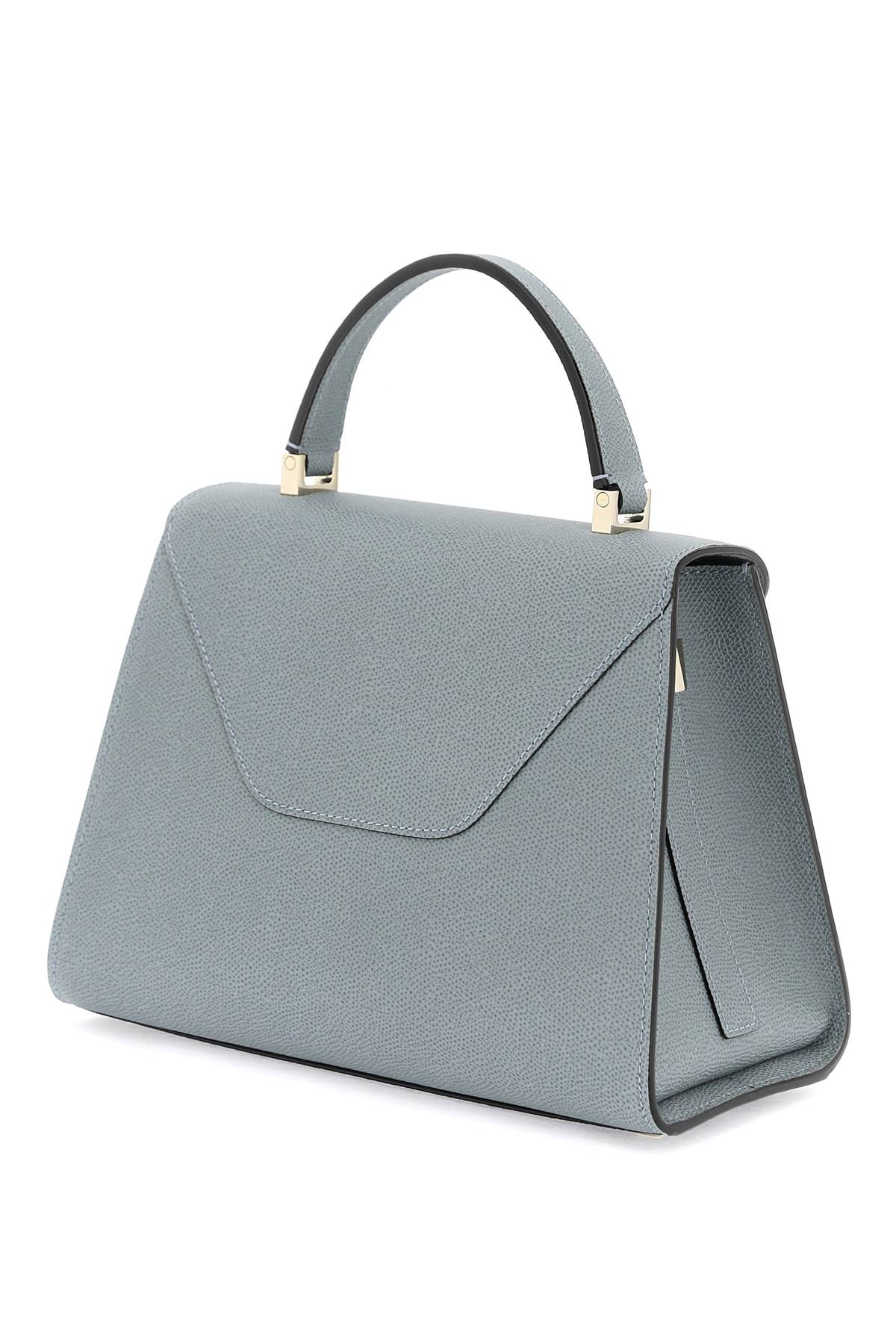 Shop Valextra Medium Iside Top Handle Bag In Light Blue