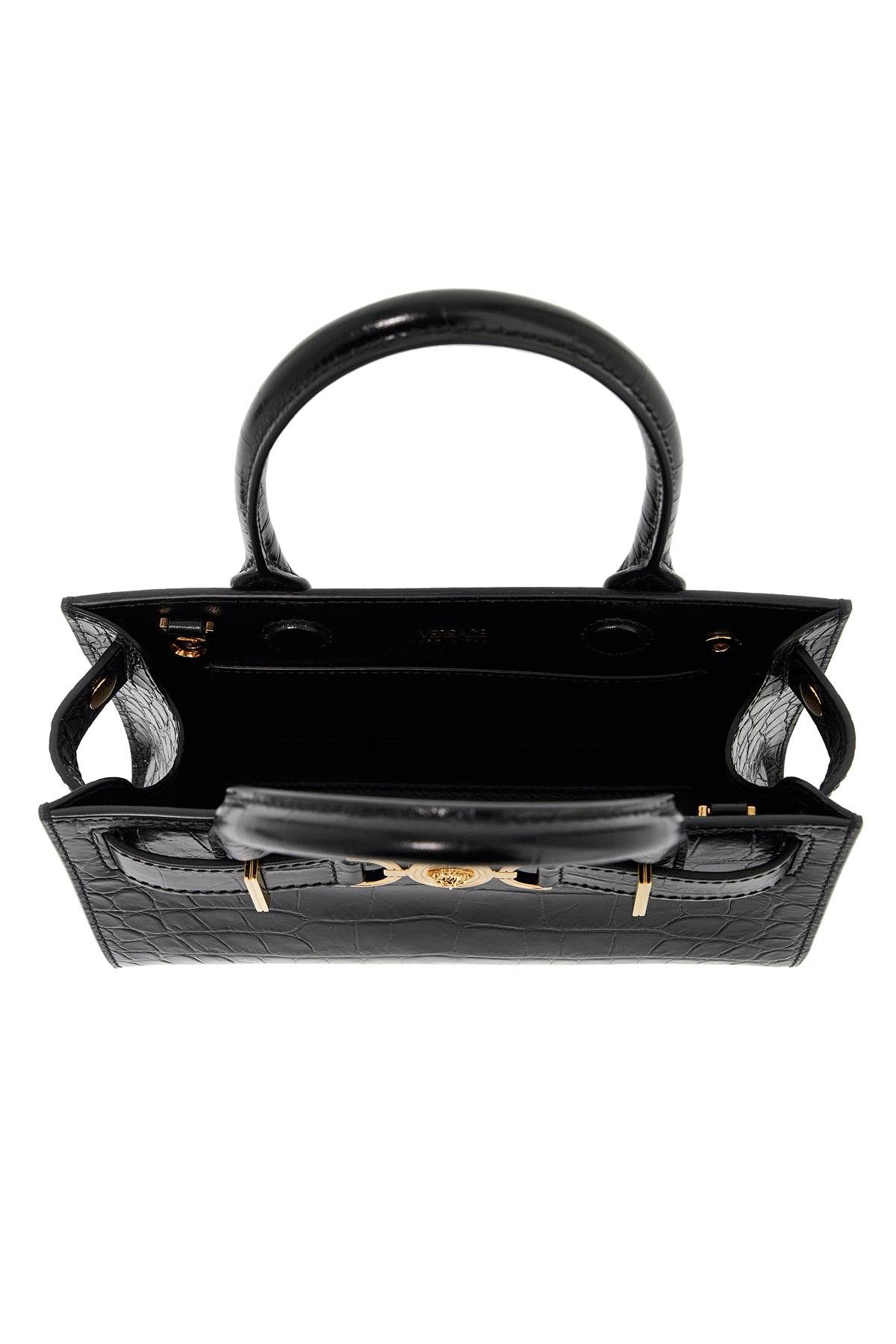 Shop Versace Medusa '95 Handbag In Black