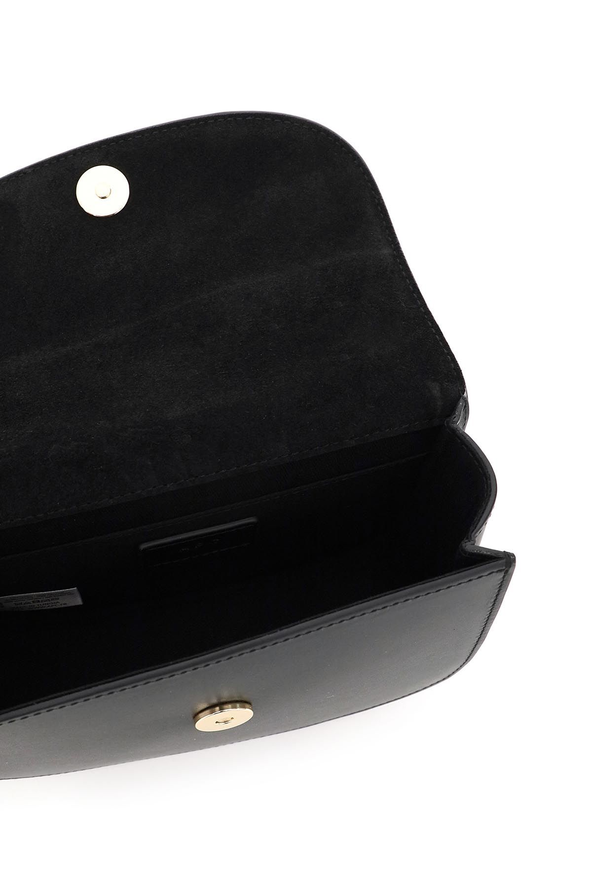 Shop Apc Geneve Mini Crossbody Bag In Black
