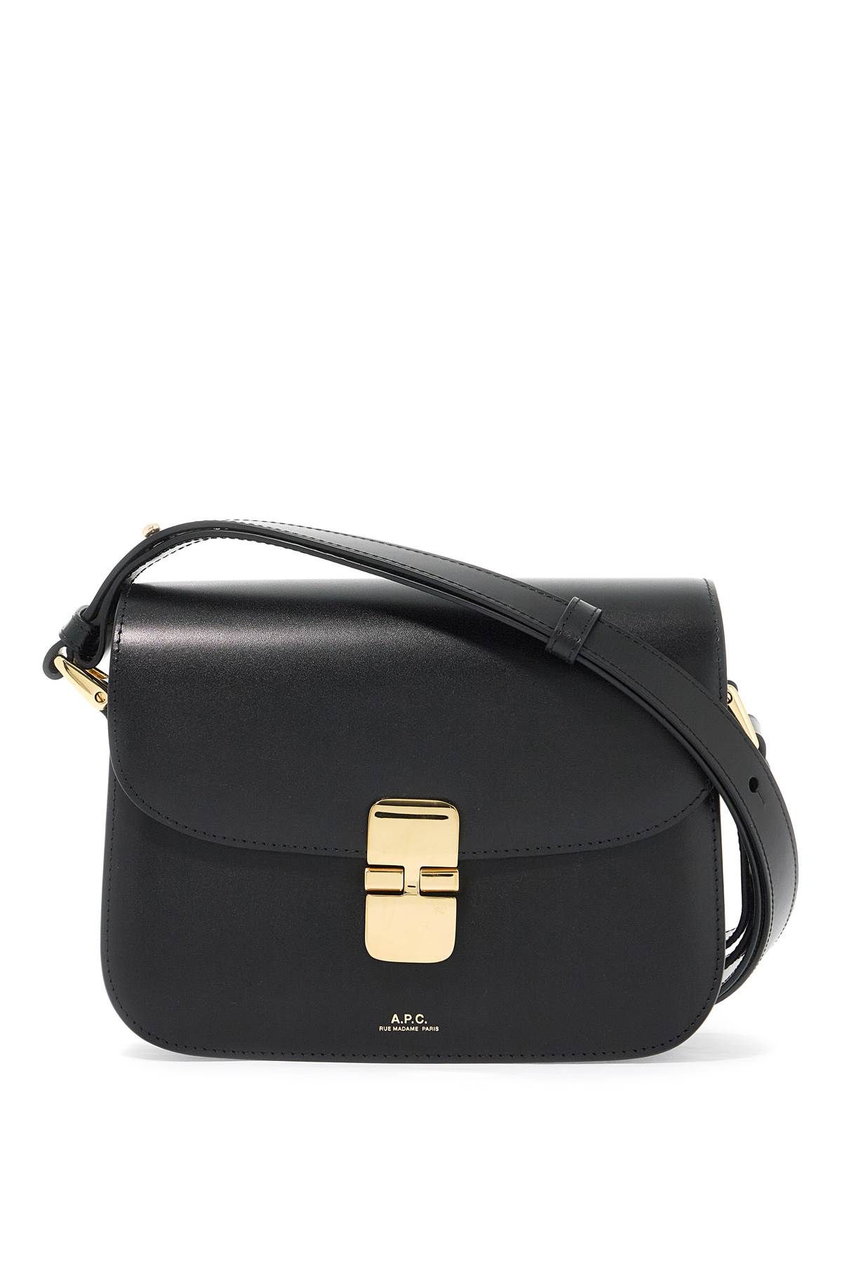 Shop Apc Grace Small Shoulder Bag In Black