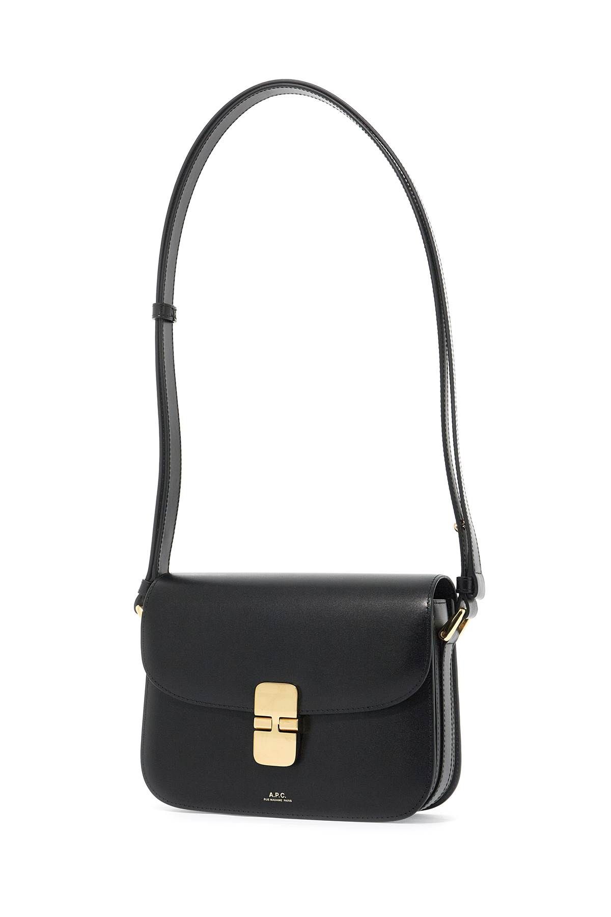 Shop Apc Grace Small Shoulder Bag In Black