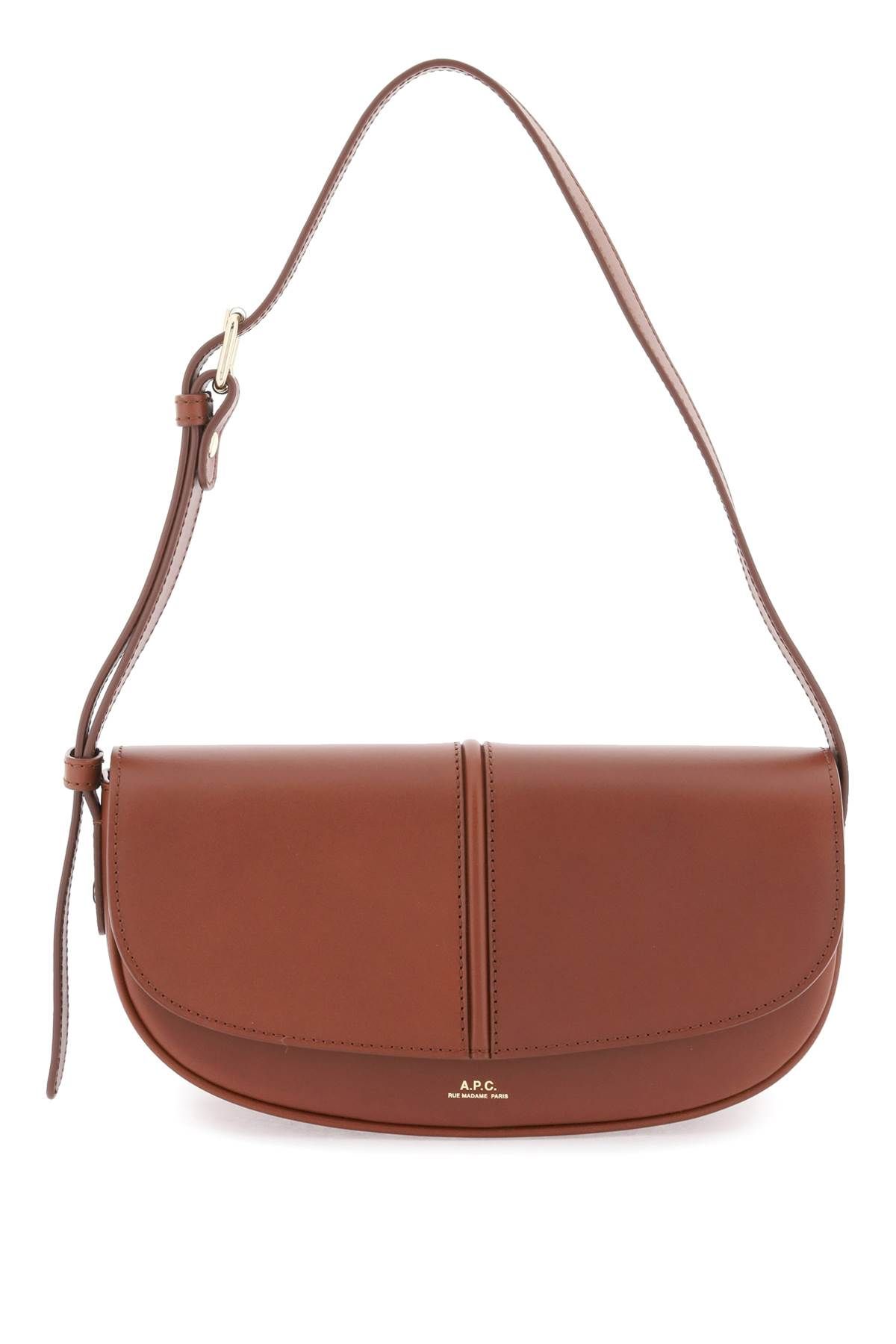 Shop Apc Betty Shoulder Bag In Brown