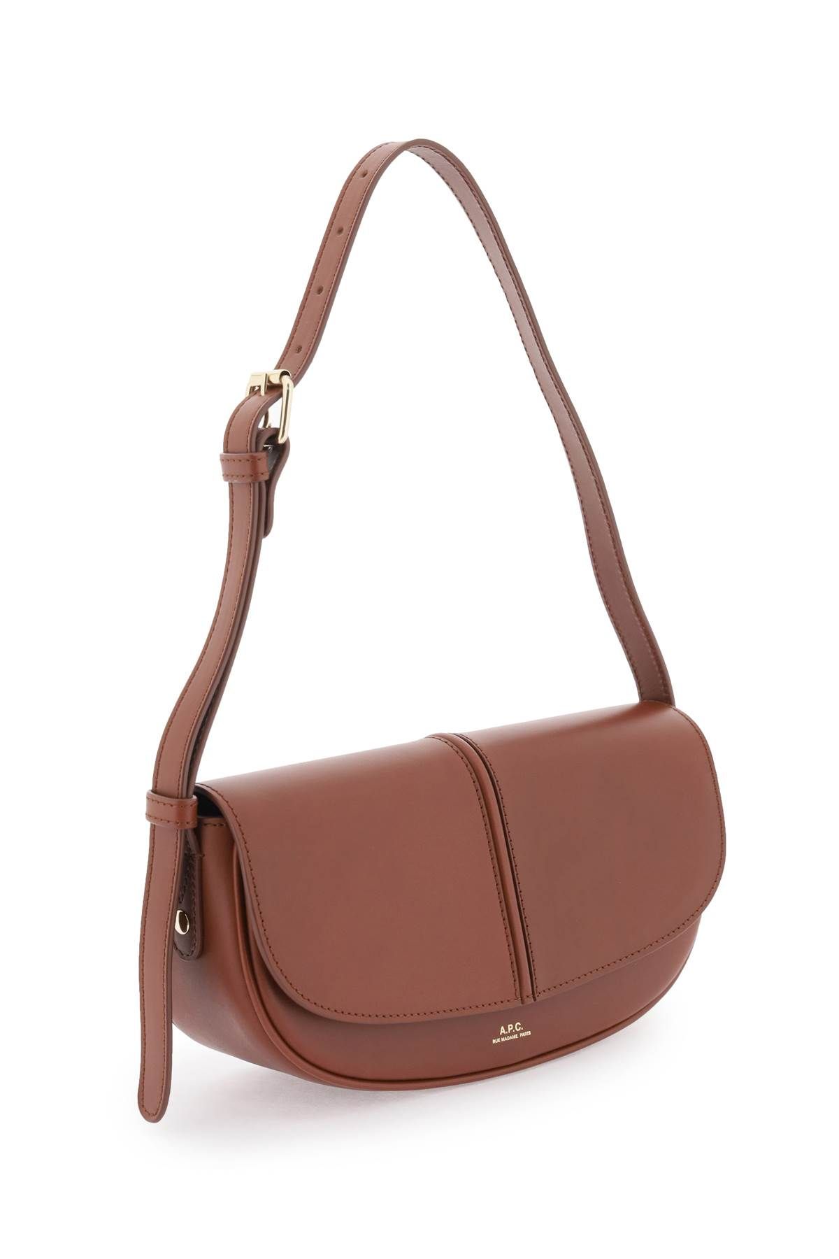 Shop Apc Betty Shoulder Bag In Brown