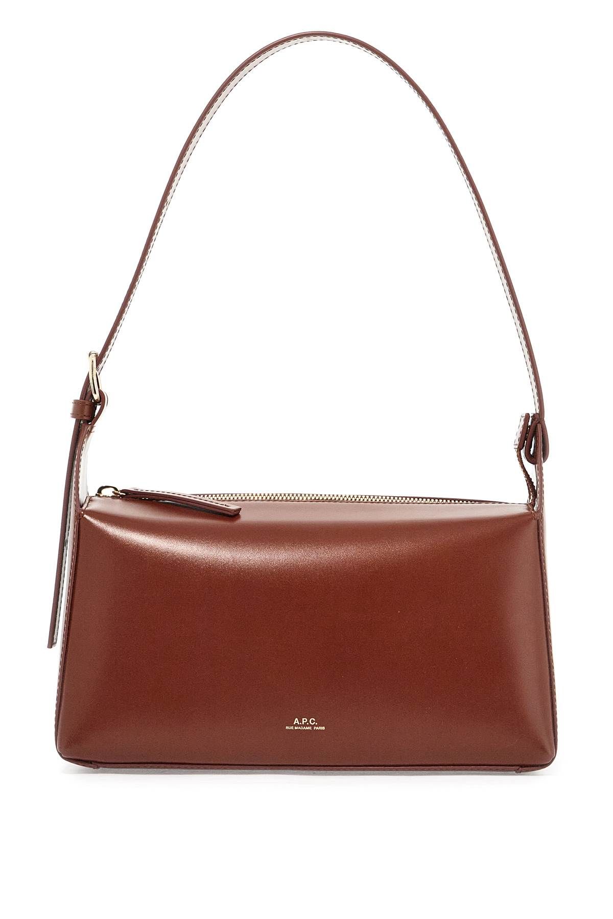 Shop Apc Virginie Baguette Bag In Brown