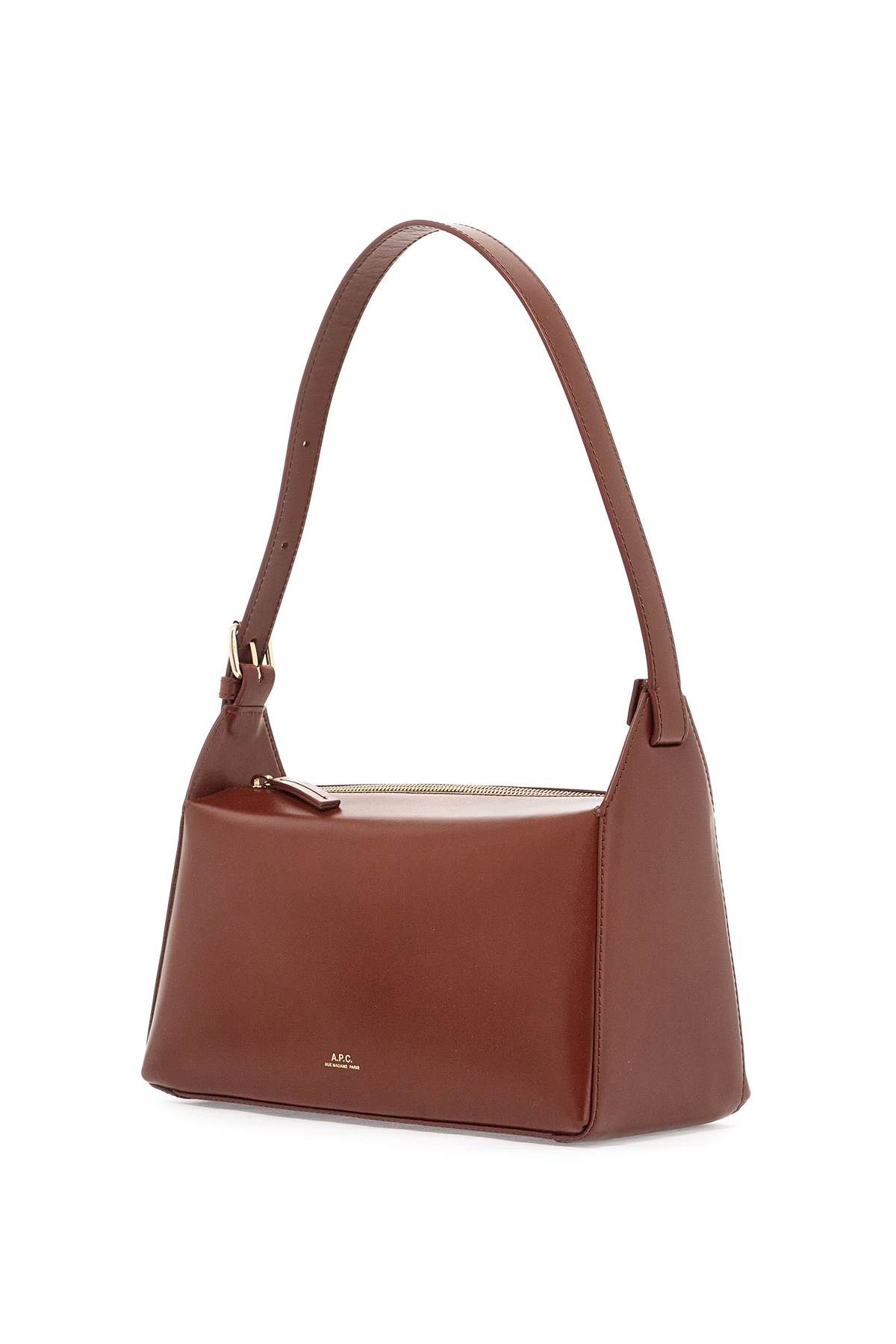 Shop Apc Virginie Baguette Bag In Brown