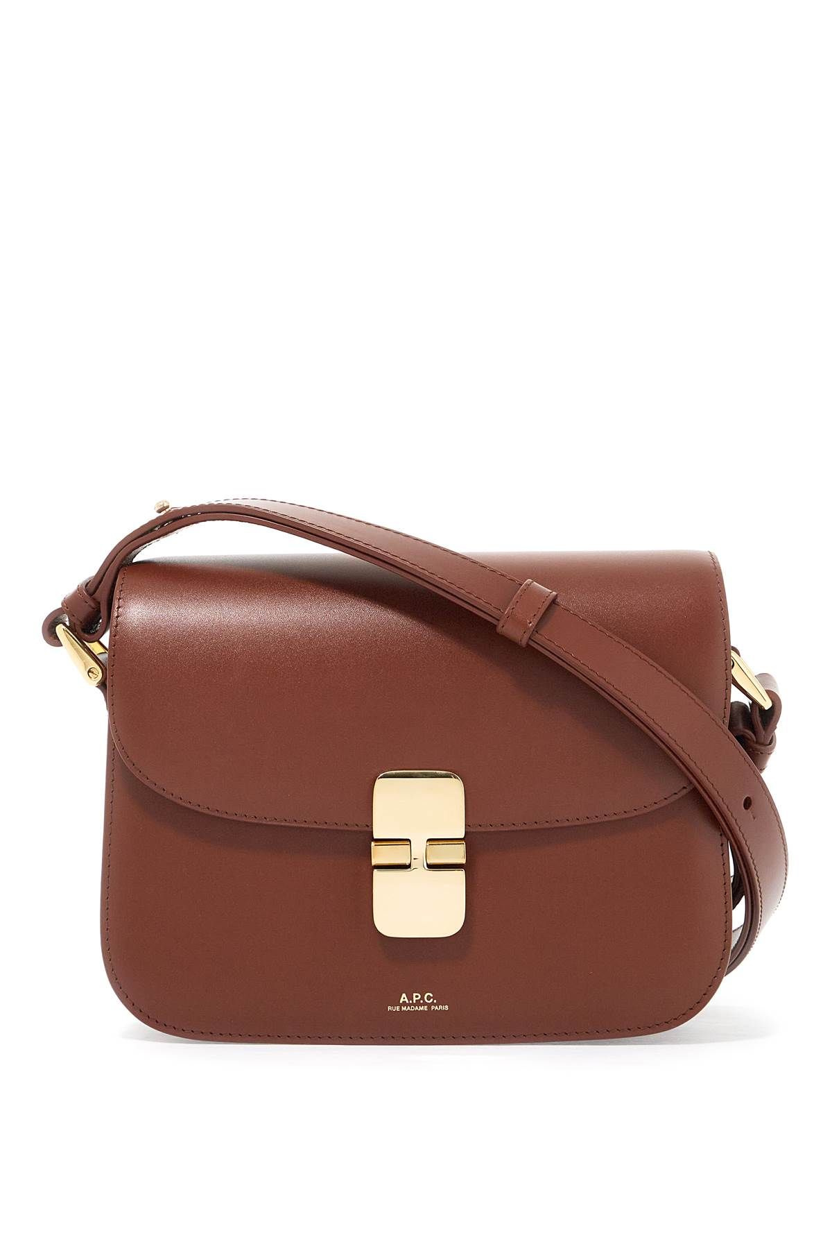 Apc Grace Small Shoulder Bag In Brown